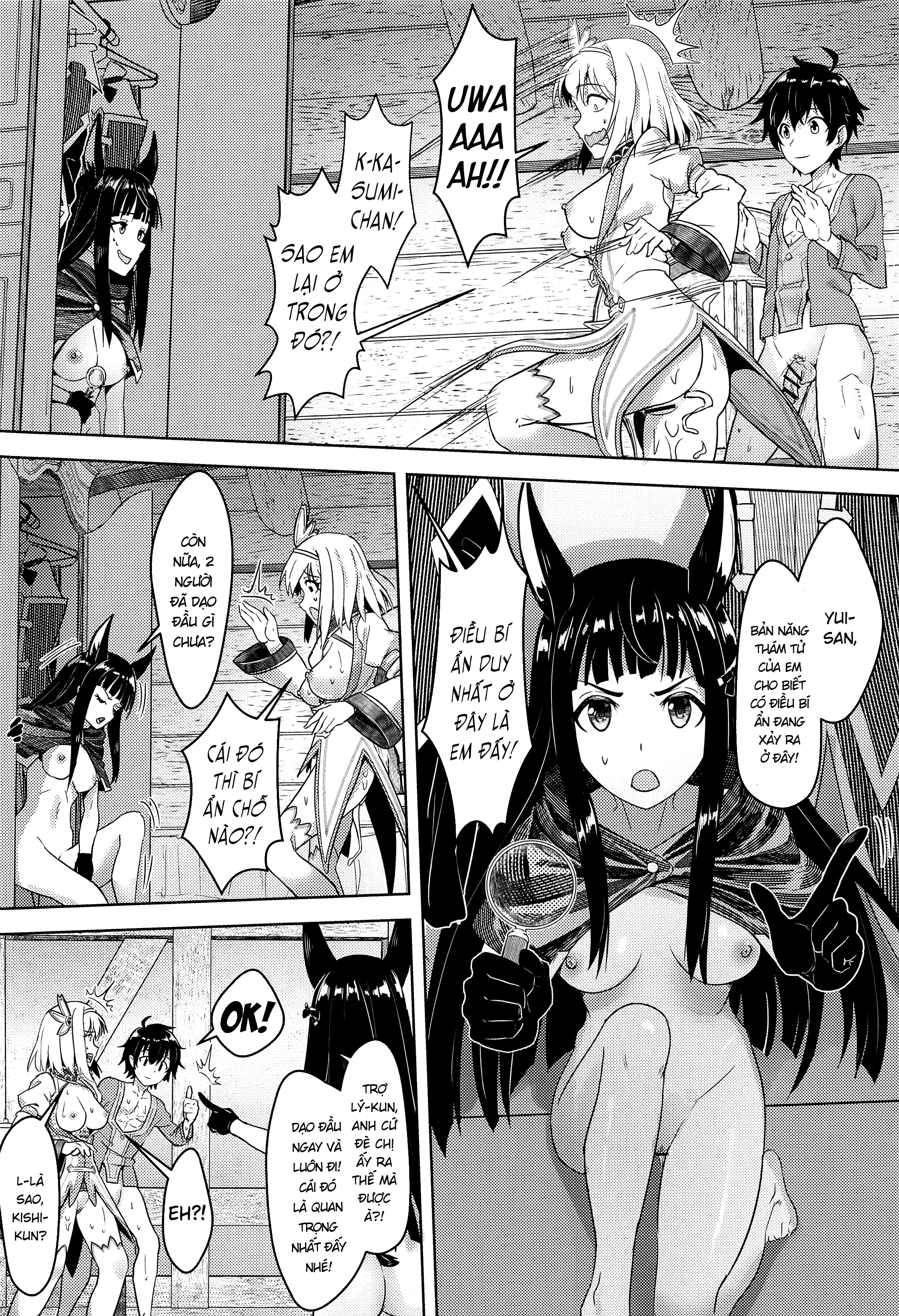 Đọc truyện hentai Yui-chan to Kishi-kun Futarikiri no Hitotoki Oneshot