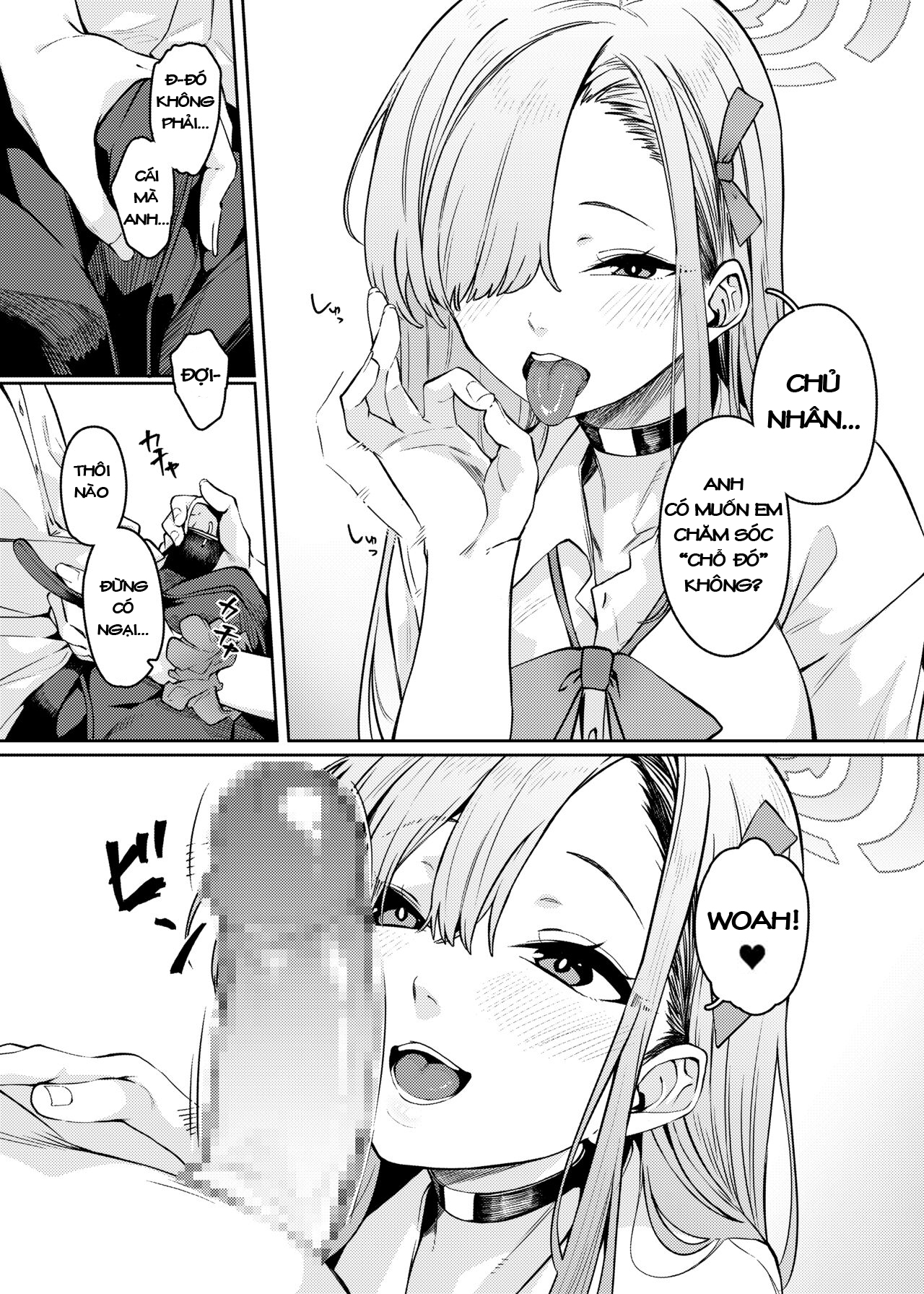 Đọc truyện hentai Pink Archive (Blue Archive) - Oneshot