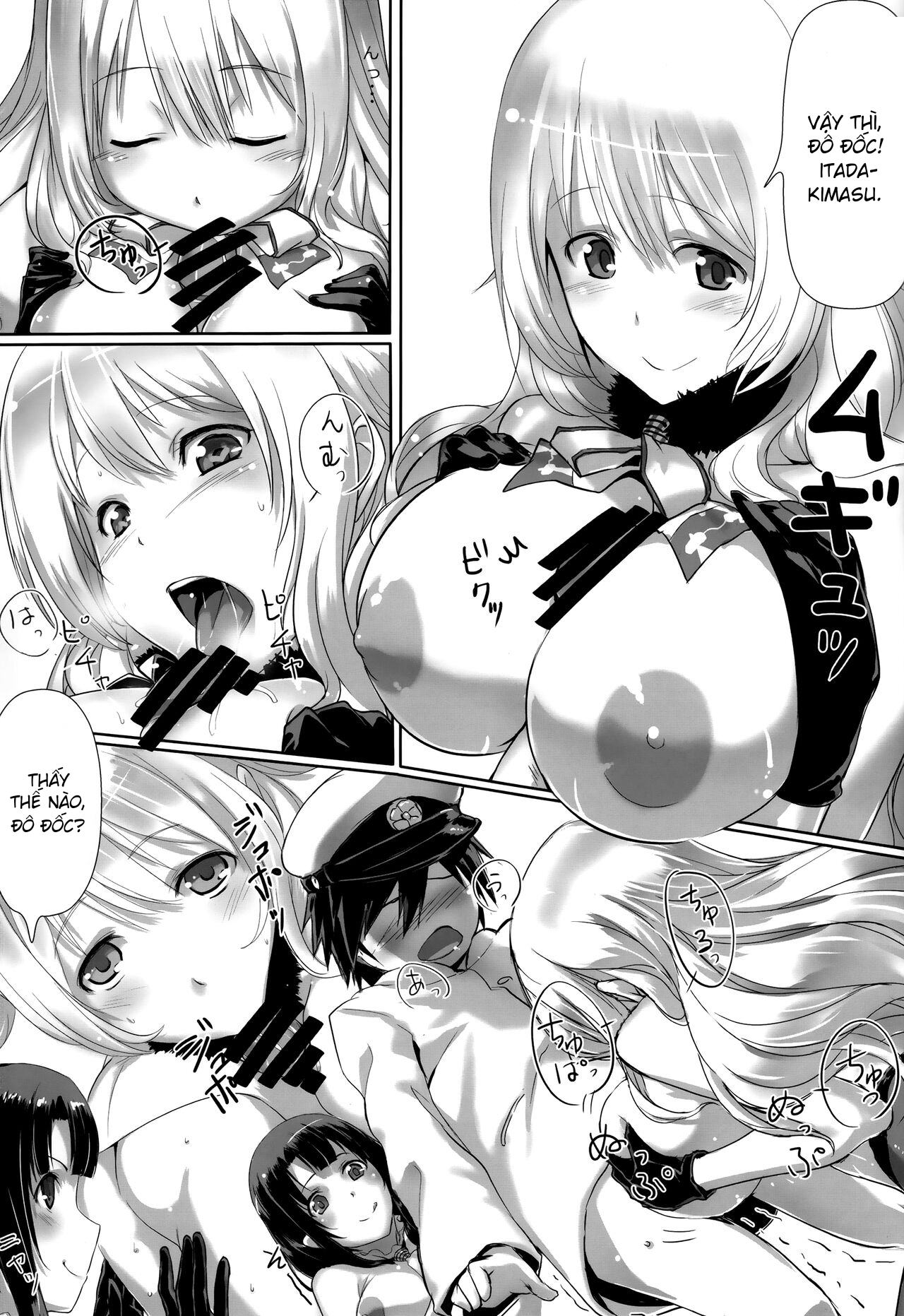 Đọc truyện hentai Takao to Atago to Teitoku de H Suru Hon (Kantai Collection -KanColle-) - Oneshot