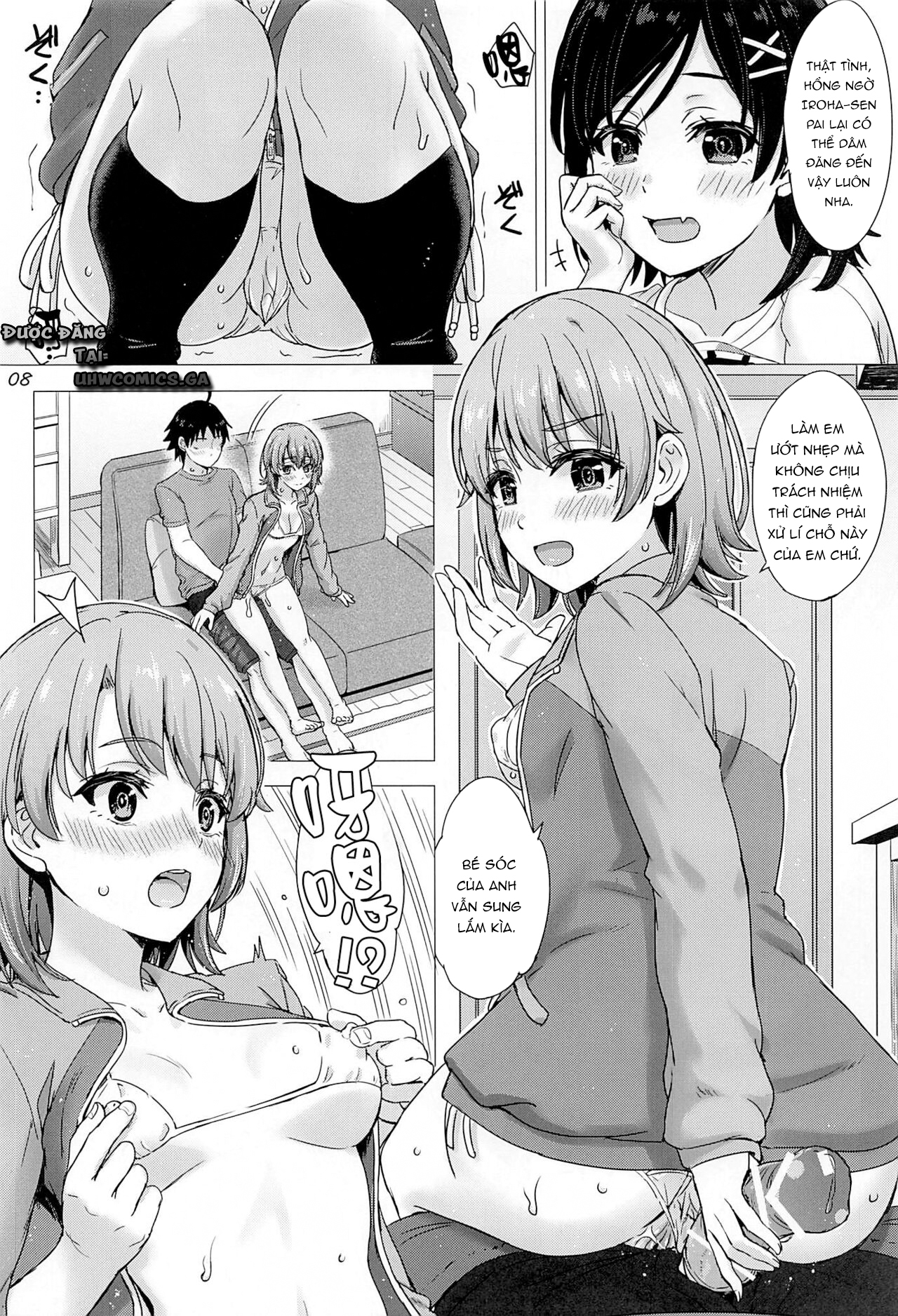 Đọc truyện hentai Em gái đang yêu và hậu bối gạ chịch của tôi - Oneshot
