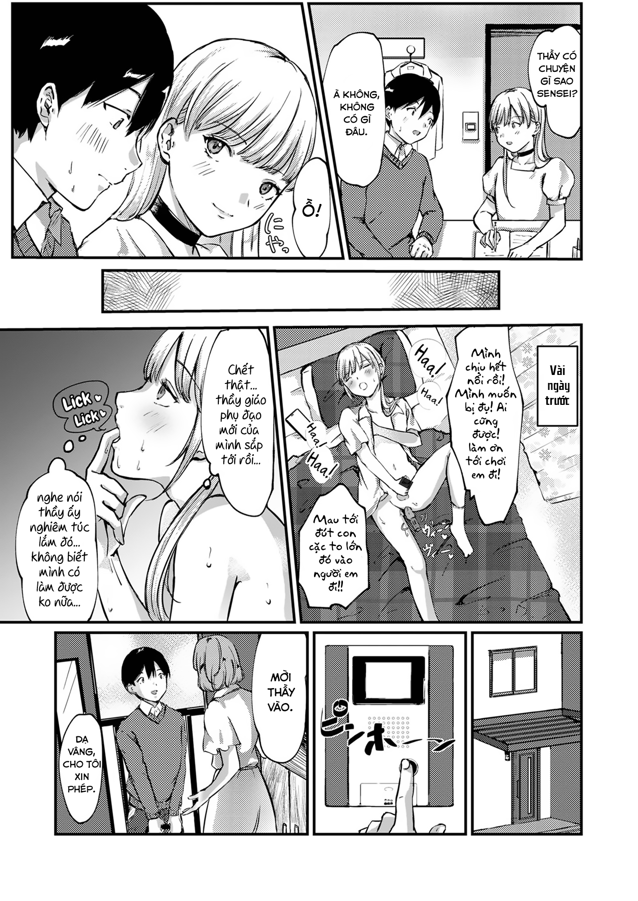 Đọc truyện hentai Katei Kyoushi ni Gyaku Kyouiku - Oneshot