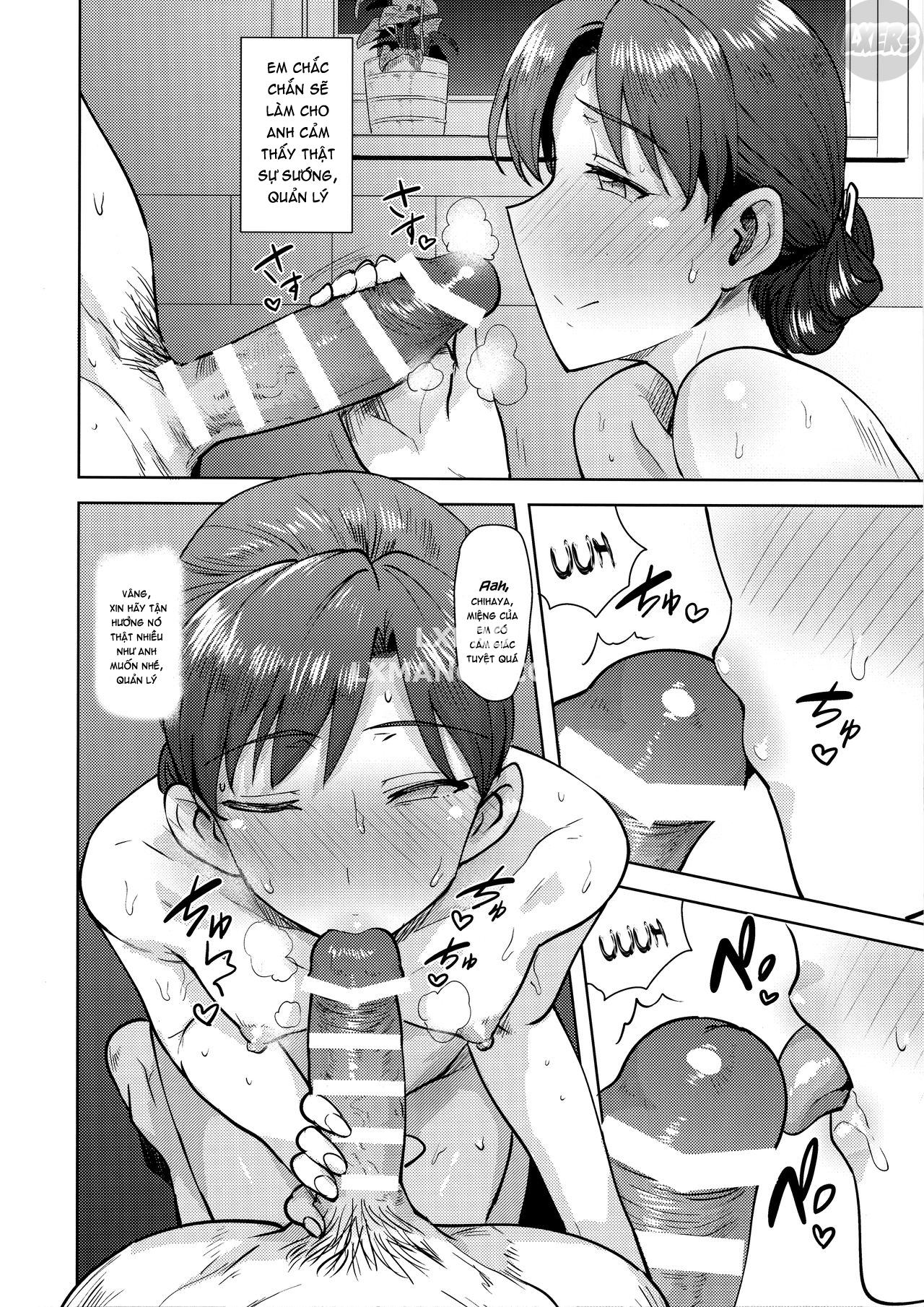 Đọc truyện hentai Tắm Với Chihaya - Oneshot