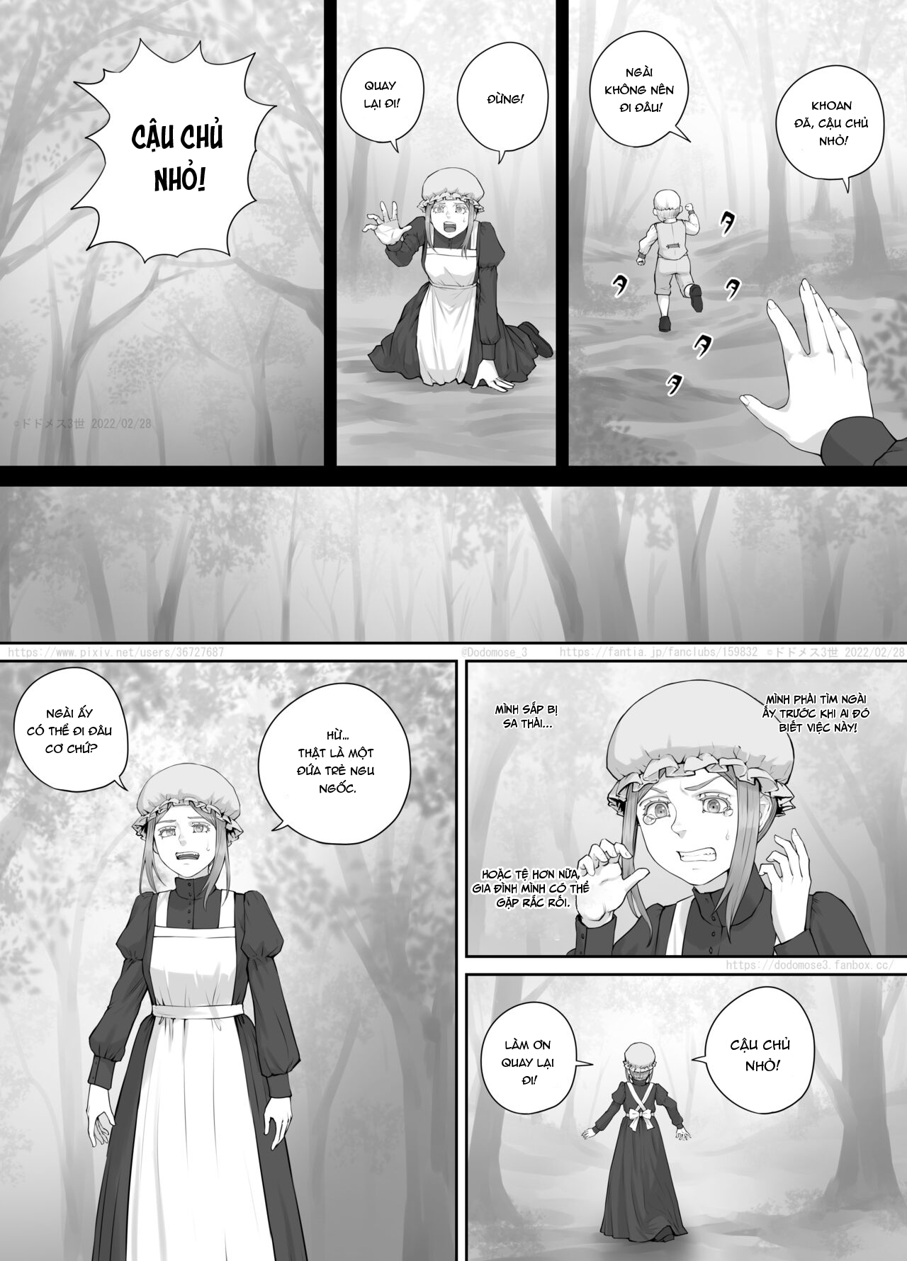 Đọc truyện hentai Manga hầu gái và tu sĩ - Oneshot.