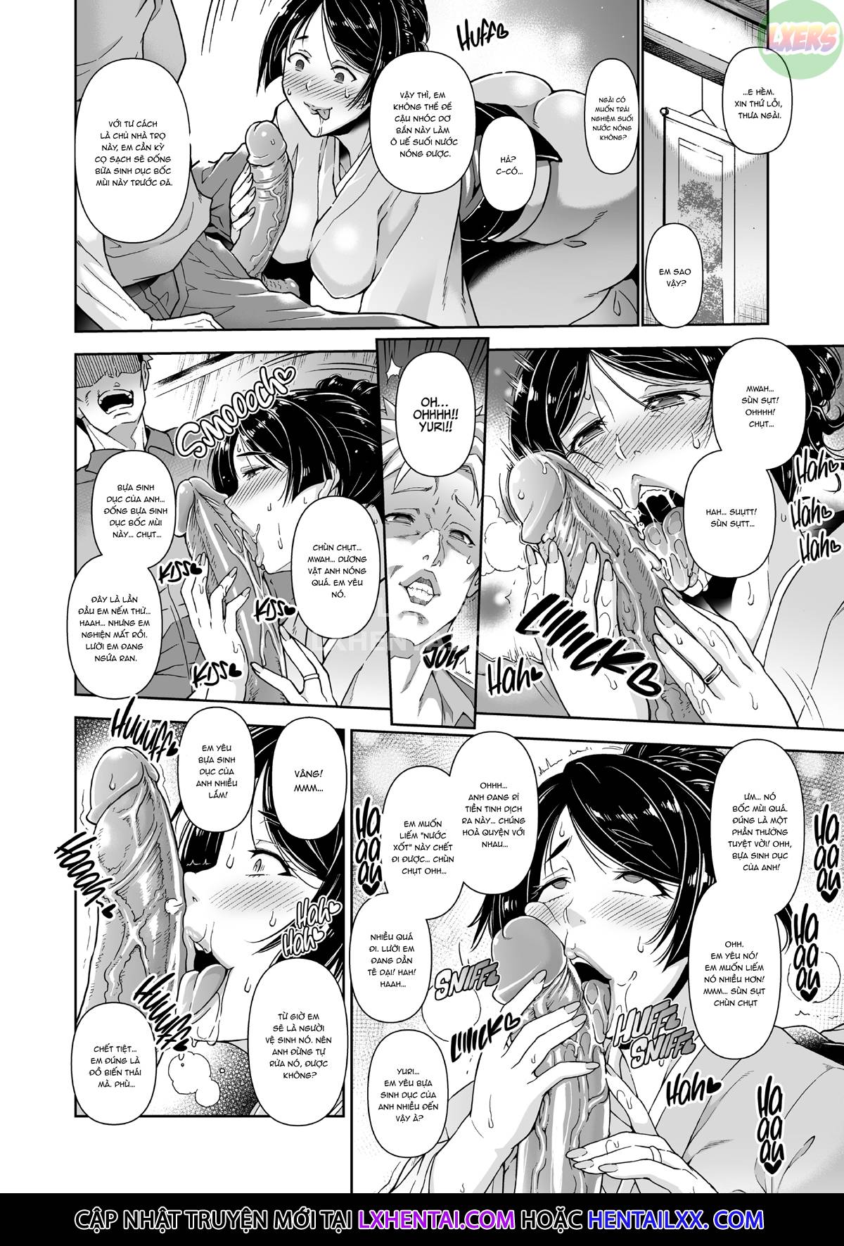 Đọc truyện hentai The Hostess of This Esteemed Hot Springs is a Shameless Sex Addict - Chap 1