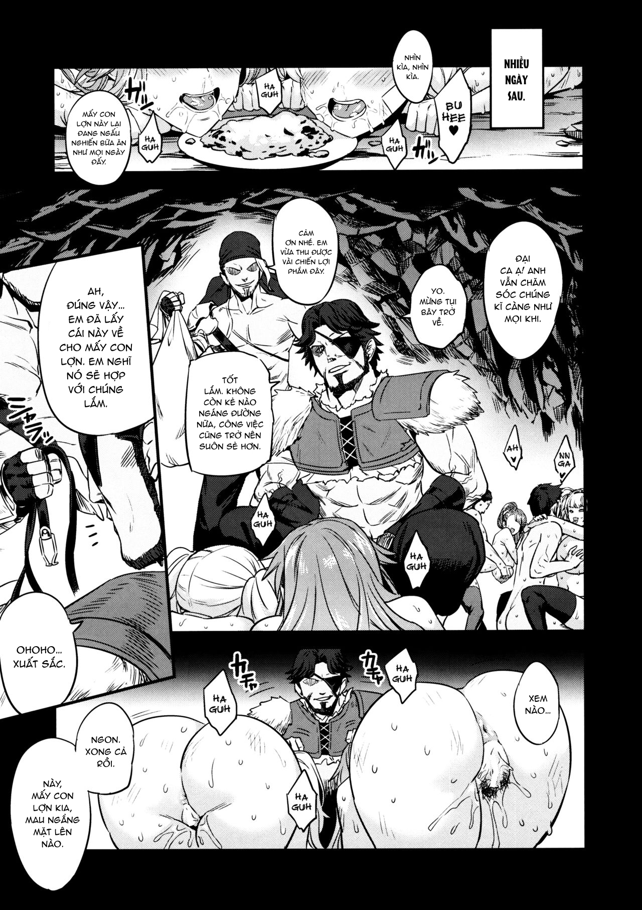 Đọc truyện hentai Saimin Mesubuta Kikuudan | Pig Sow Crew Hypnosis - Oneshot.