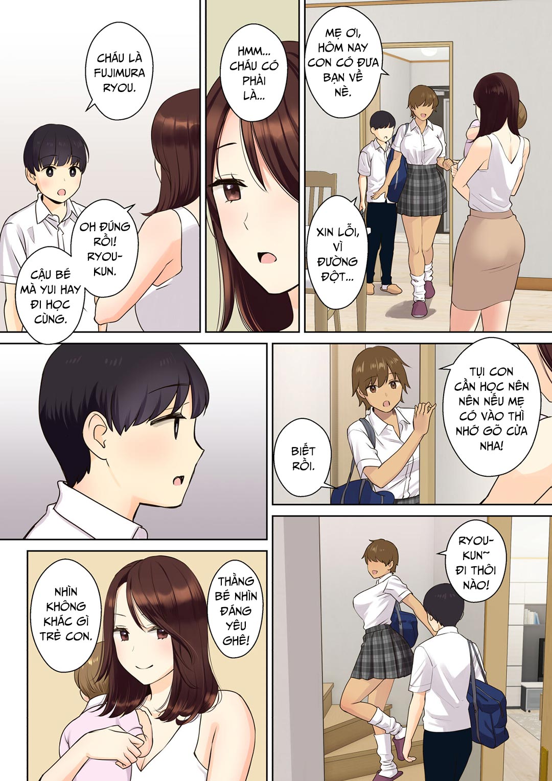 Đọc truyện hentai Chuyện cậu trai bị mất trinh bởi mẹ bạn (gái) - Chap 1