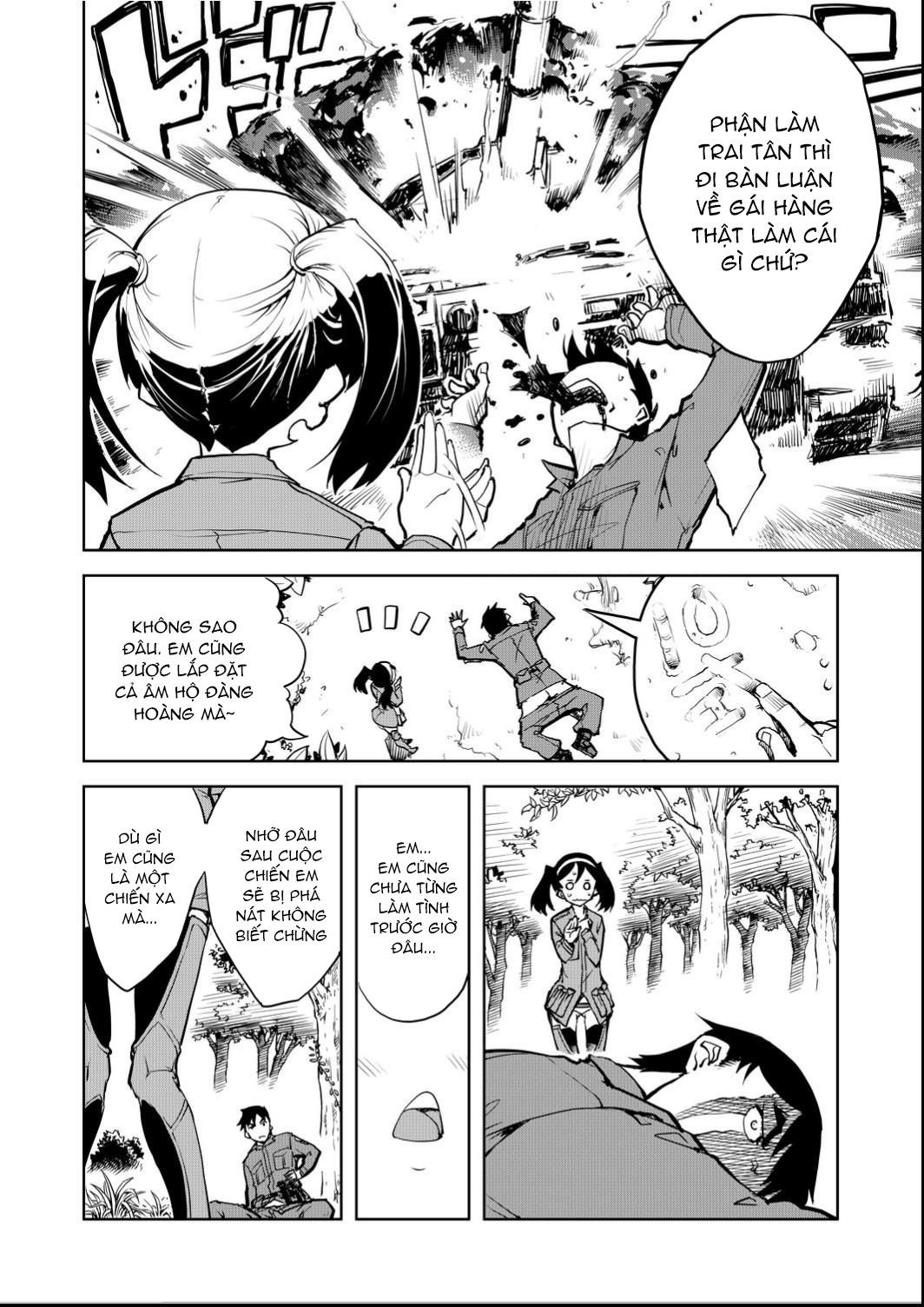 Đọc truyện hentai Những thiếu nữ chiến xa Chiến tuyến số 1