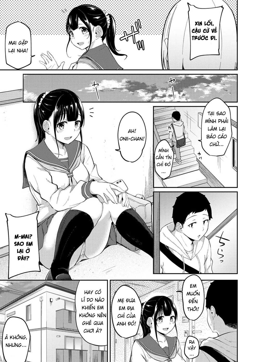 Đọc truyện hentai Tôi cố chịch em gái khi thấy ẻm mặc tạp dề khỏa thân... - Chap 4
