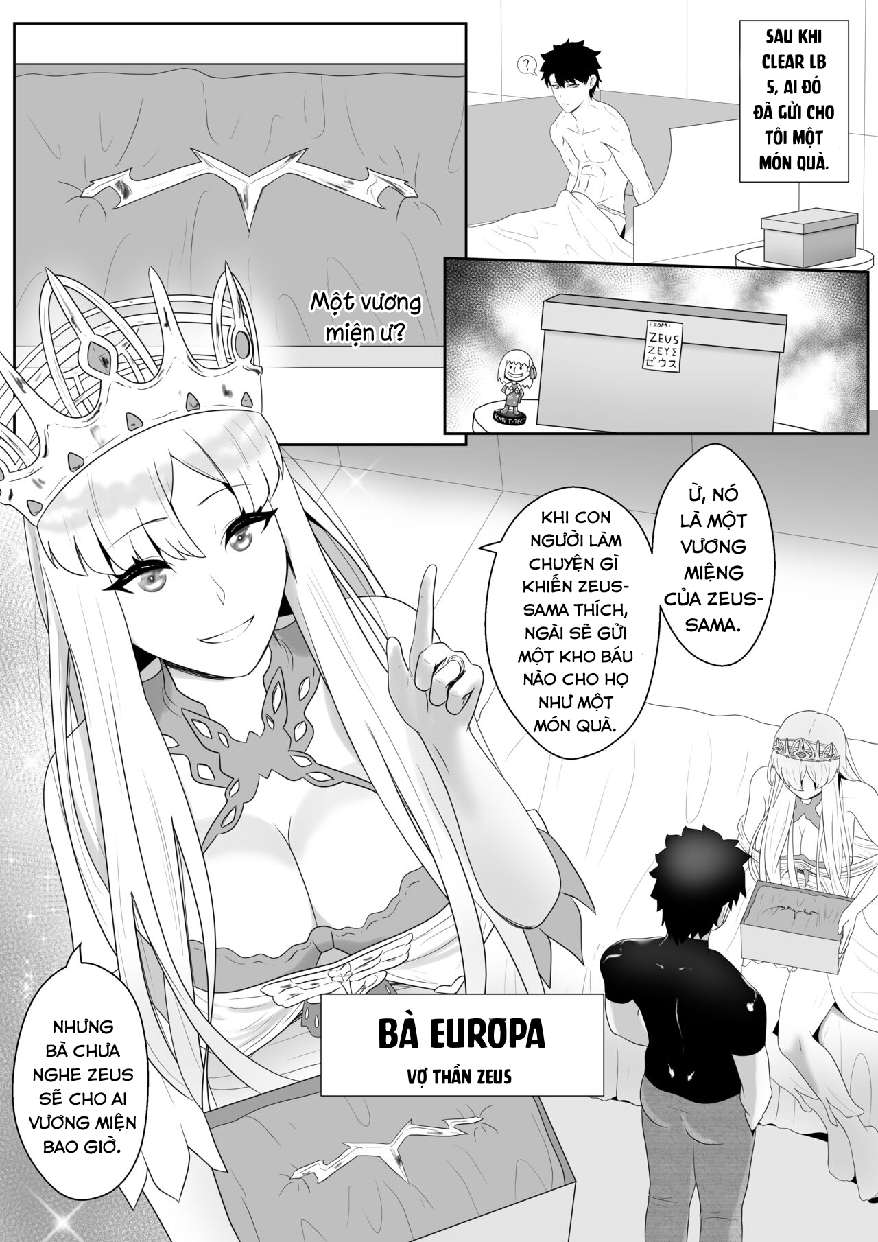 Đọc truyện hentai Trở thành Zeus, tôi đụ hết các thần trên đỉnh Olympia ở Chaldea. Oneshot