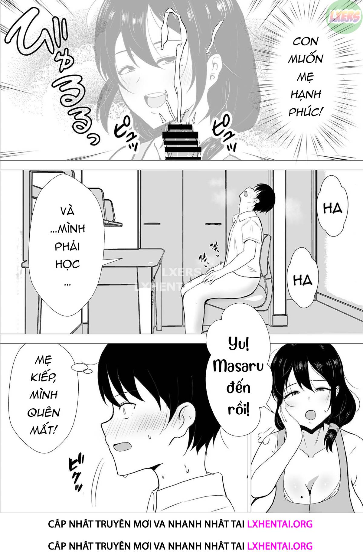 Đọc truyện hentai Người mẹ yêu quý của tôi, cô bạn gái ngốc nghếch của tôi - Chap 1