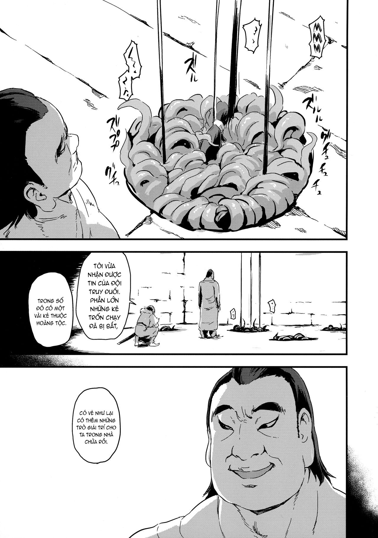 Đọc truyện hentai Majuu Teikoku Hishi Chuu Otto no Tame ni Kairaku Goumon ni Taeru Boukoku no Ouhi 2 - Oneshot