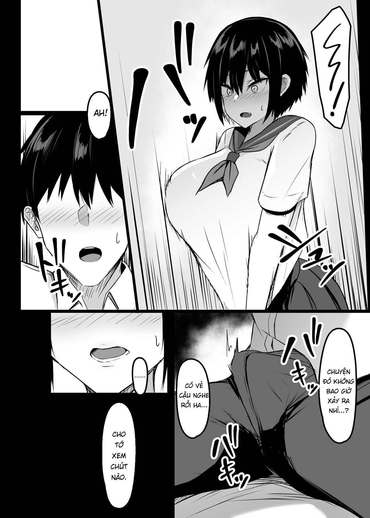Đọc truyện hentai Kì nghỉ hè với cô bạn vú to - Oneshot nổ cặc