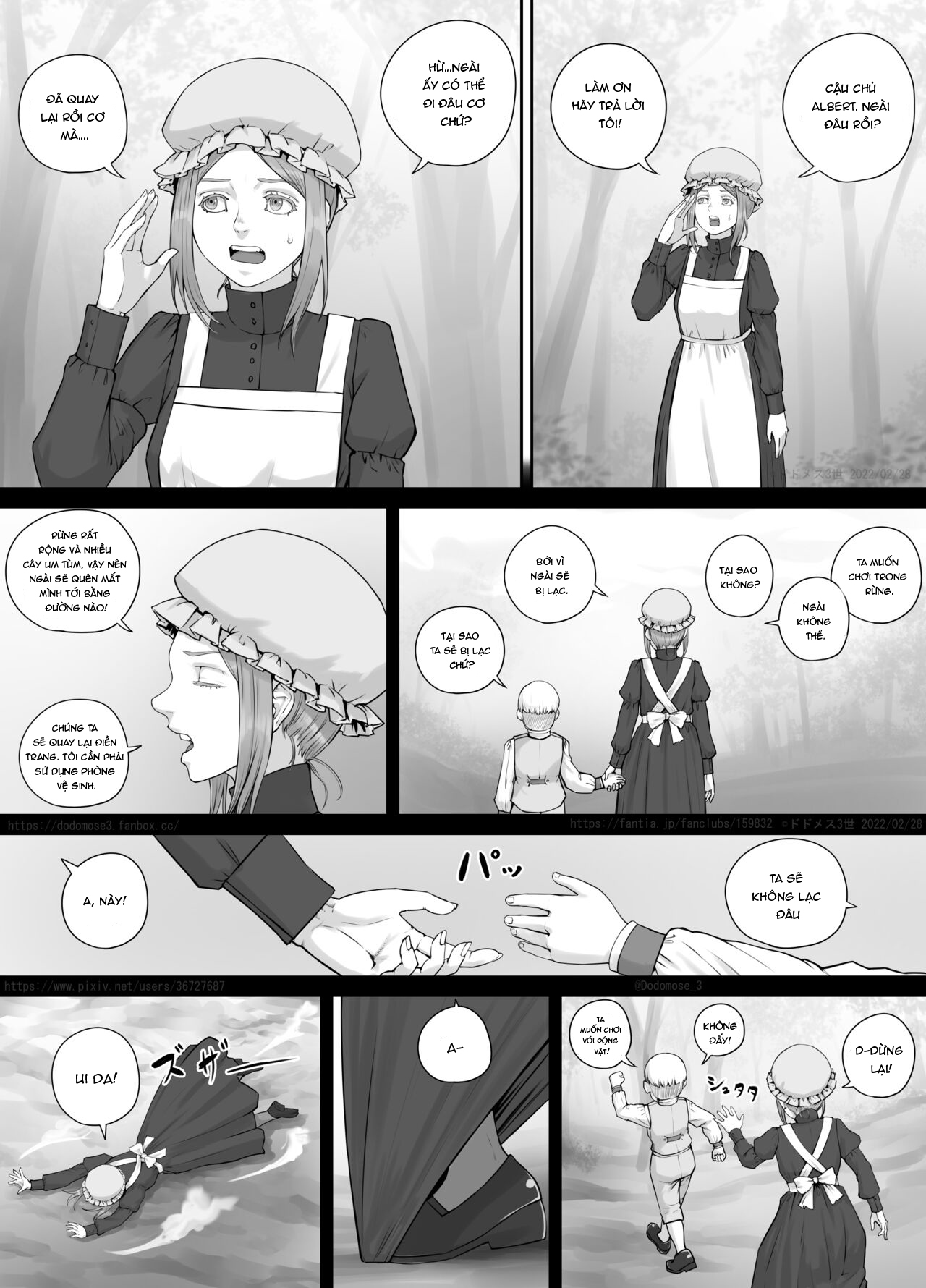 Đọc truyện hentai Manga hầu gái và tu sĩ - Oneshot.