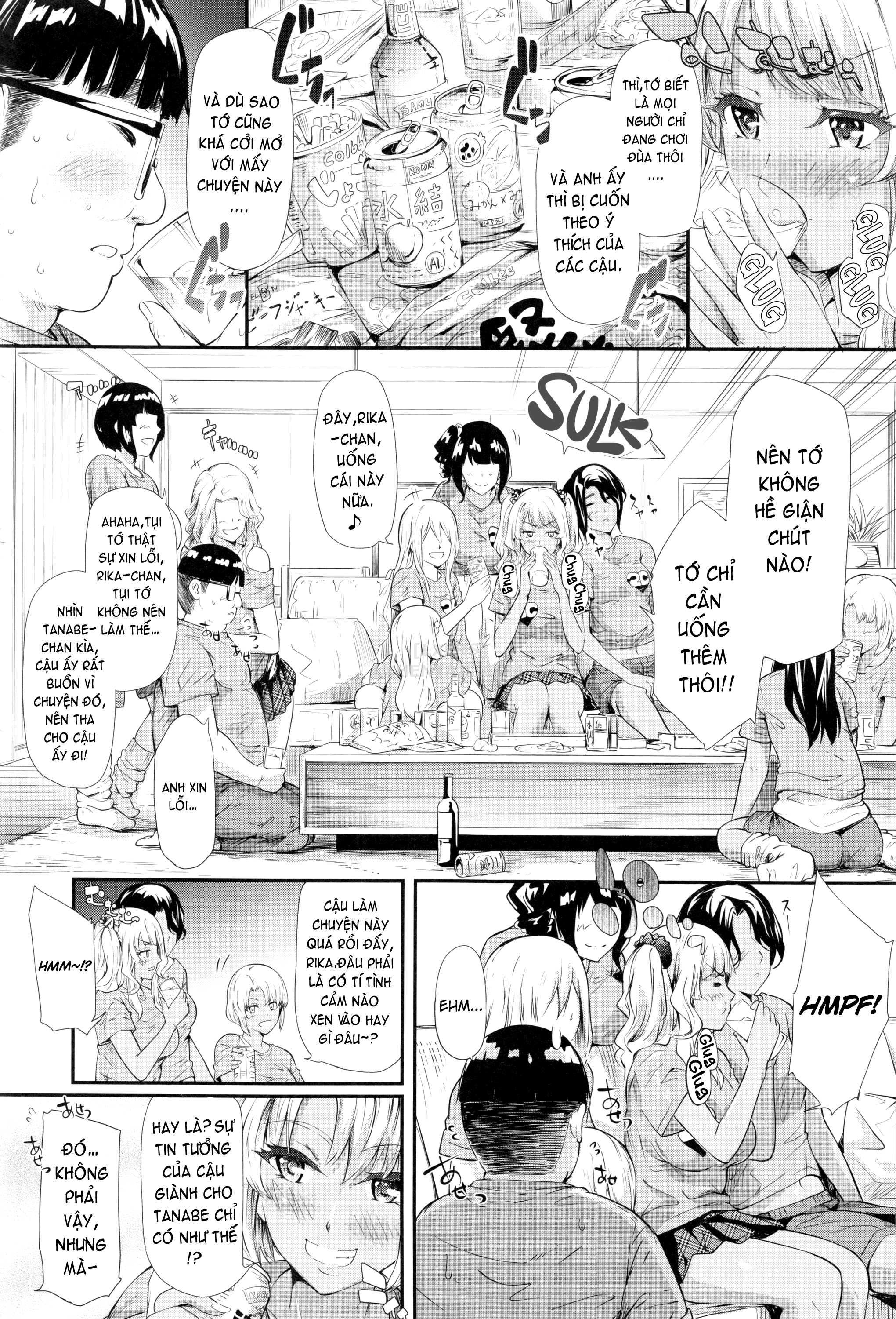 Đọc truyện hentai Gal Tomo Harem - Chap 4 - [END]