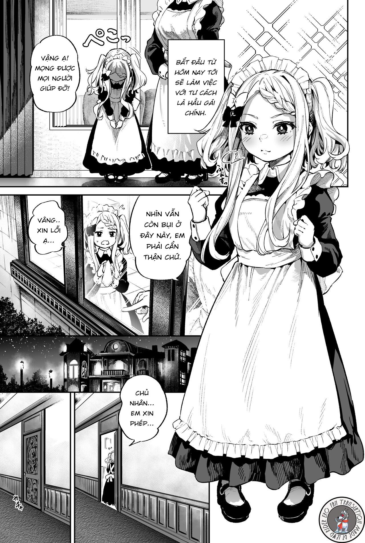 Đọc truyện hentai Biến em hầu gái loli thành pồn chứa tinh - Oneshot nứng