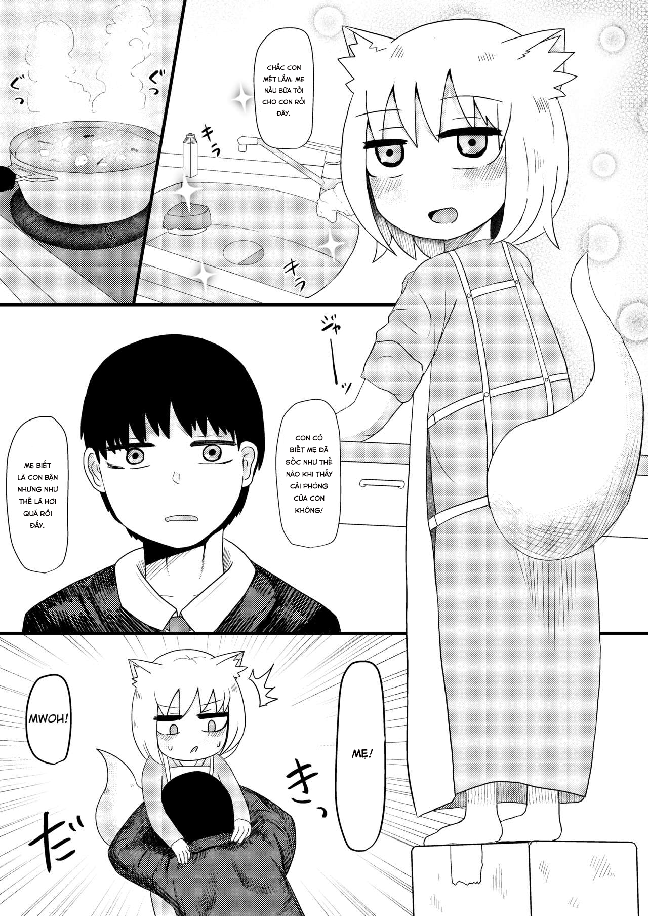 Đọc truyện hentai Loli Baba Okaa-san wa Oshi ni Yowai 4 - Oneshot.