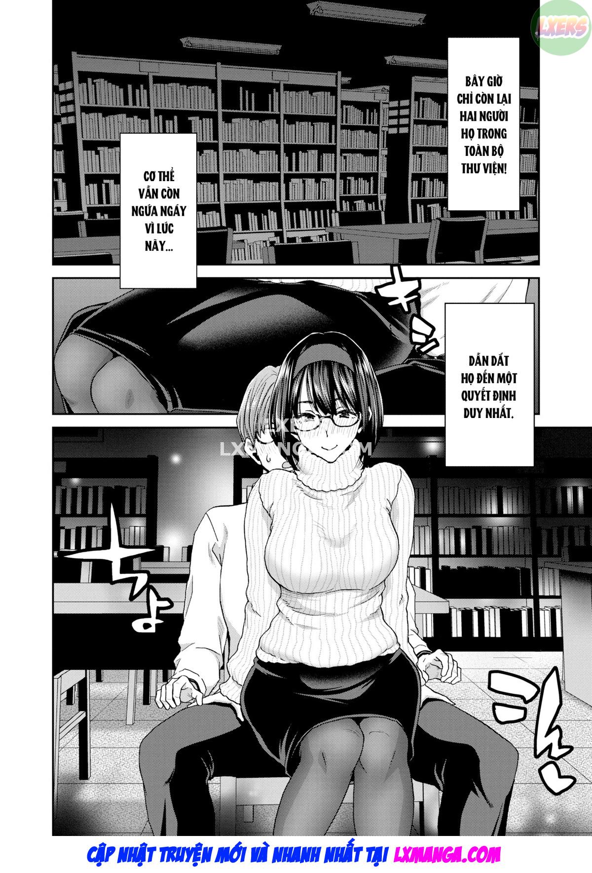Đọc truyện hentai Biện pháp giải tỏa căng thăng cho phụ nữ - Chap 3 - Librarian Shitani Hikaru (28)