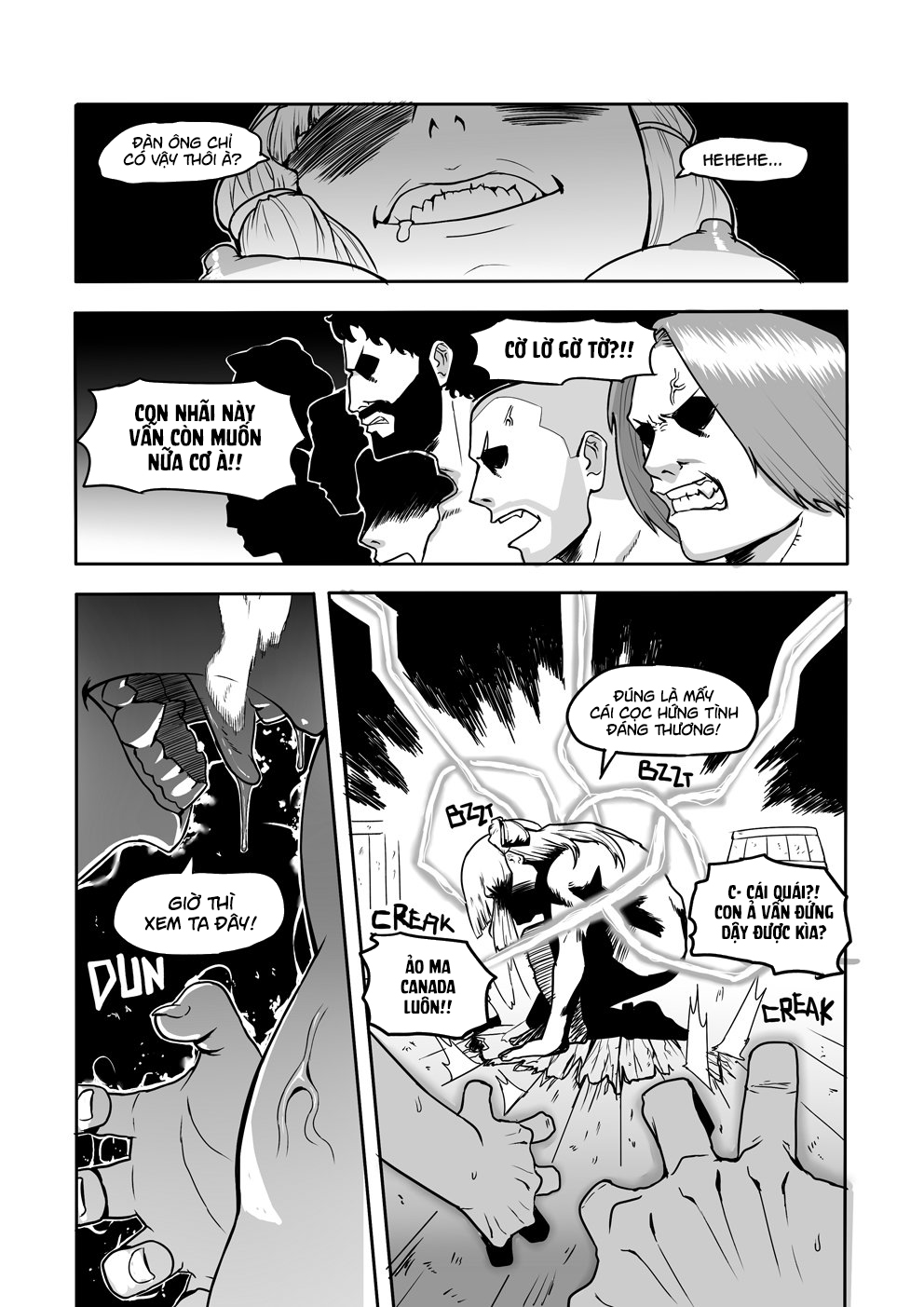 Đọc truyện hentai Nữ hoàng Amazone - Không che