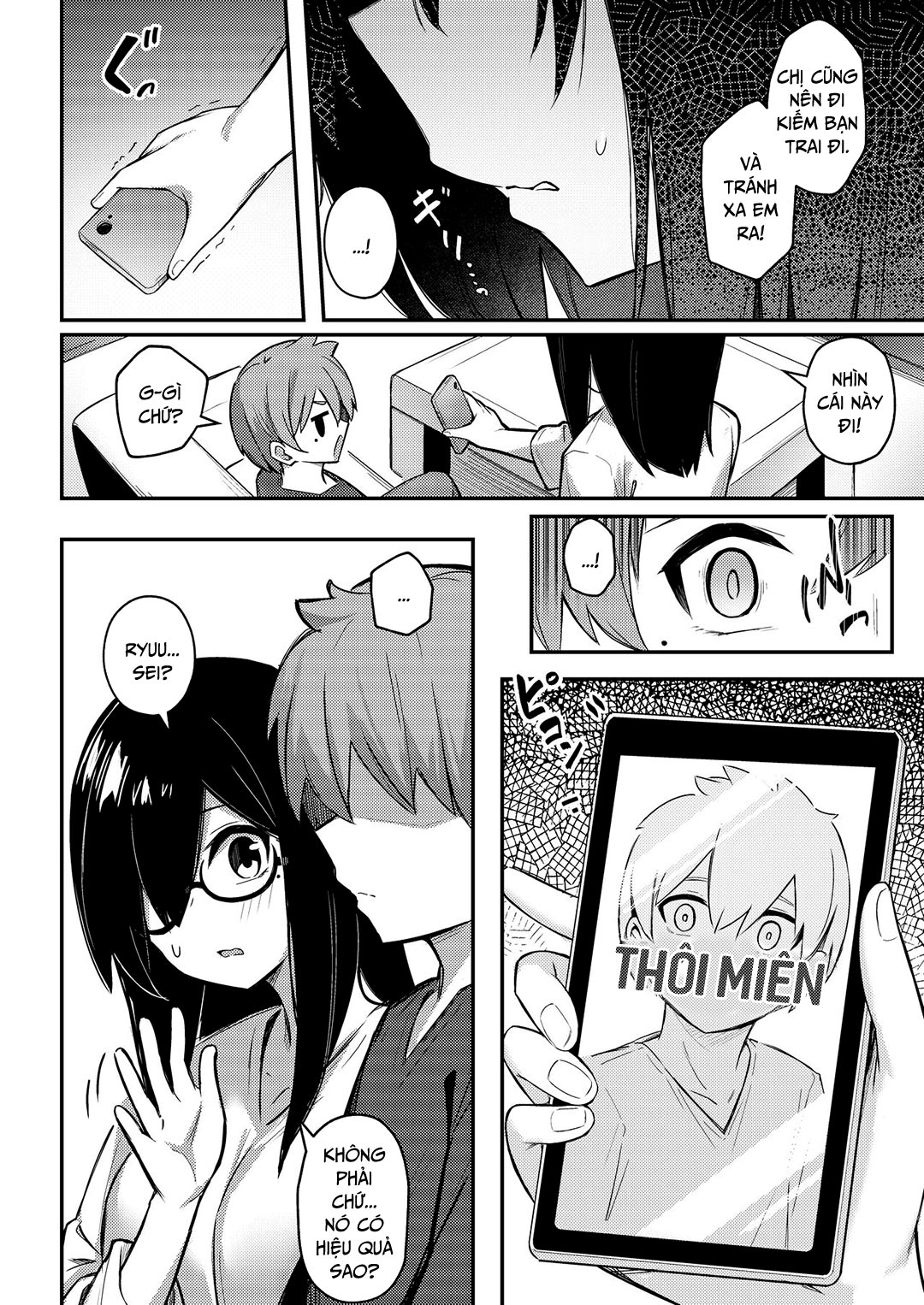 Đọc truyện hentai Chị gái ảm đạm thôi miên em trai - Oneshot