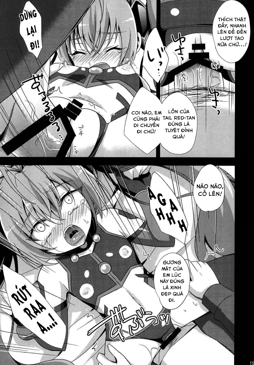 Đọc truyện hentai Hai bím đỏ tươi! - Oneshot