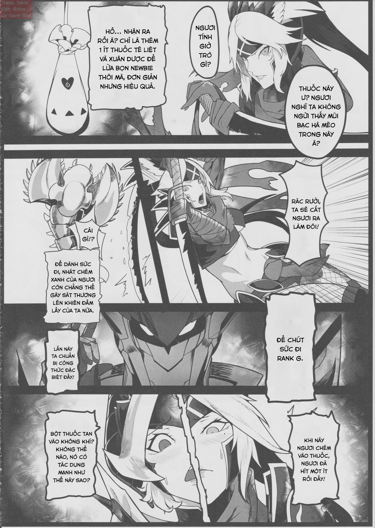 Đọc truyện hentai Double Sex (Monster Hunter) - Oneshot
