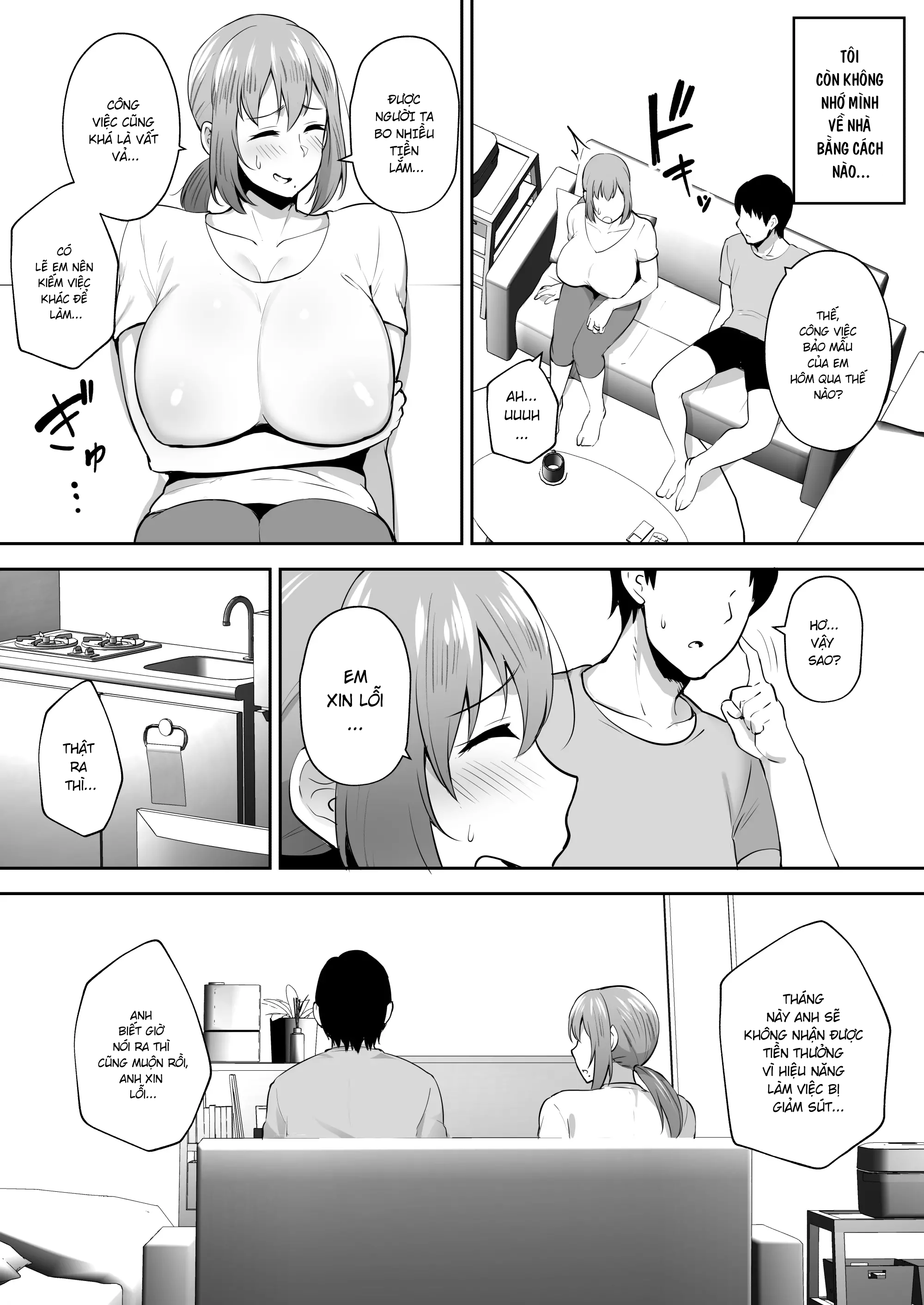 Đọc truyện hentai Vợ ngực bự Yoko - Làm bảo mẫu cho một cậu trai ở chung cư - Chap 2