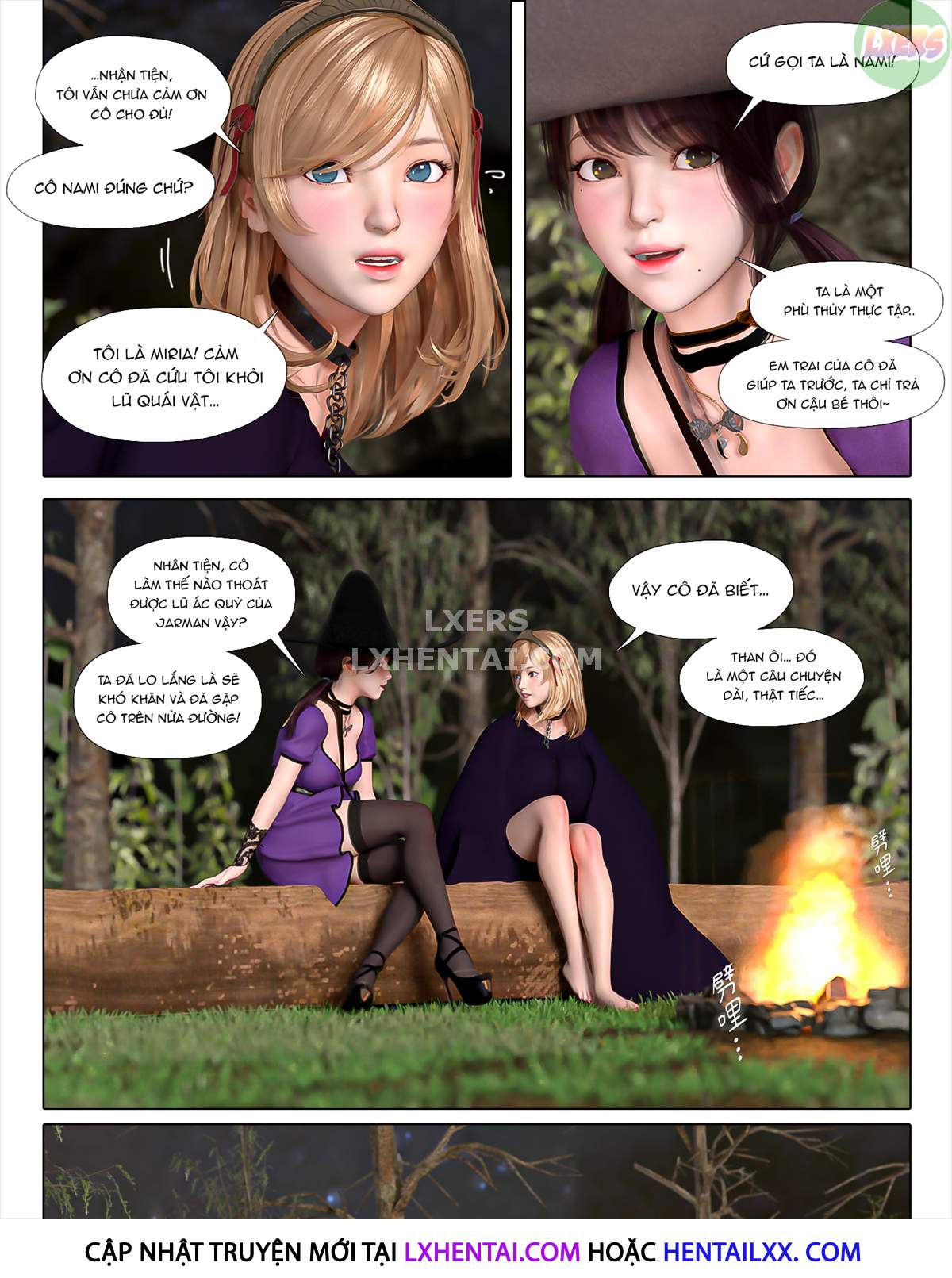Đọc truyện hentai The Rose Fall Into Darkness - Chap 3
