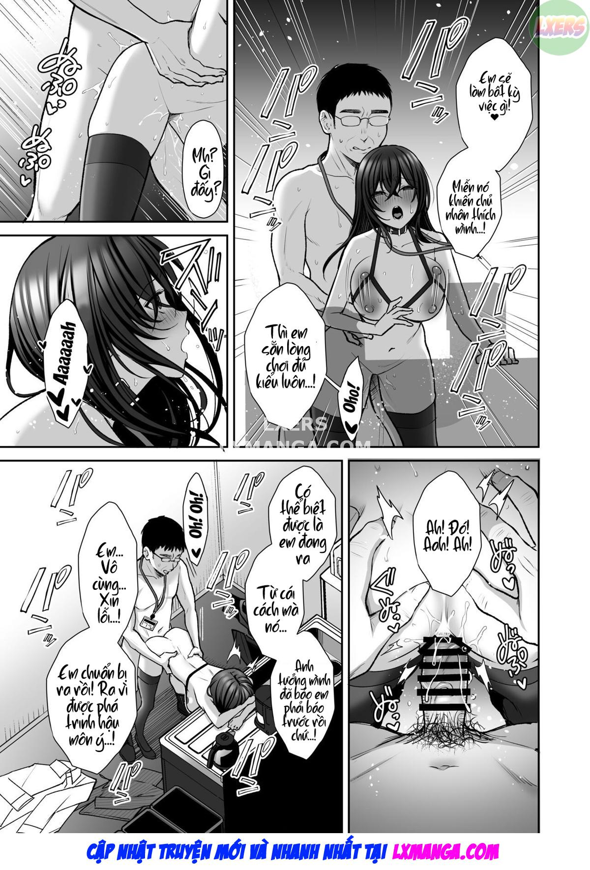 Đọc truyện hentai An Office Lady's Behind The Scenes Masochistic Onahole Training - Chap 2