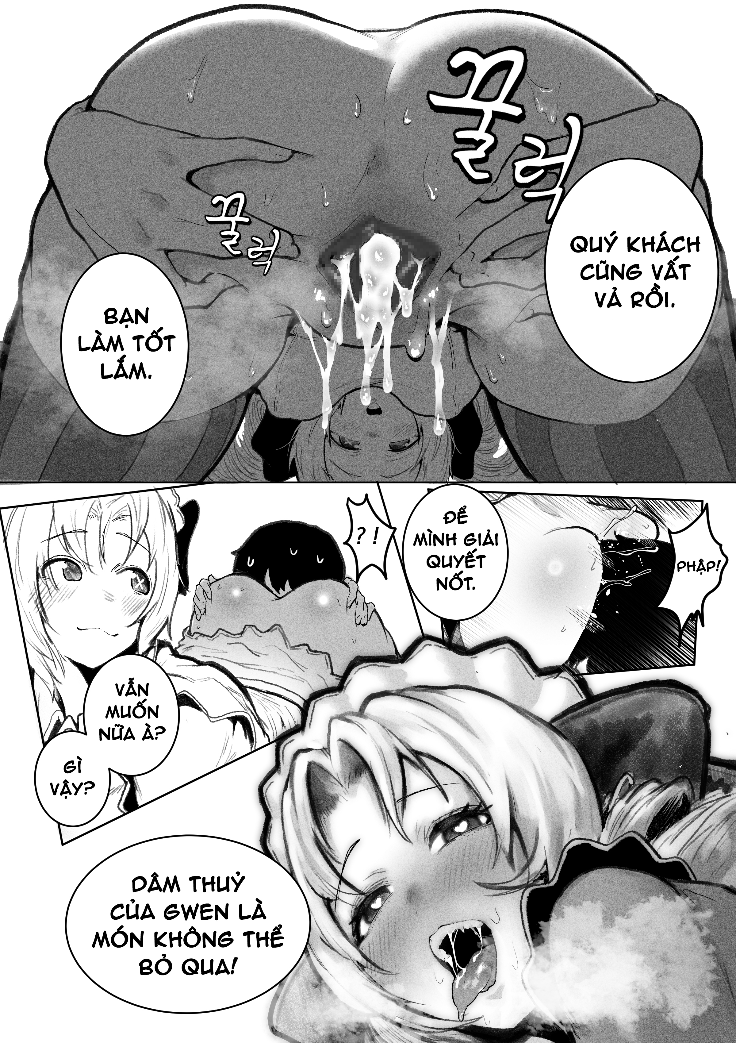 Đọc truyện hentai Tiệm trà ngọt ngào - Tầng 2 của quán