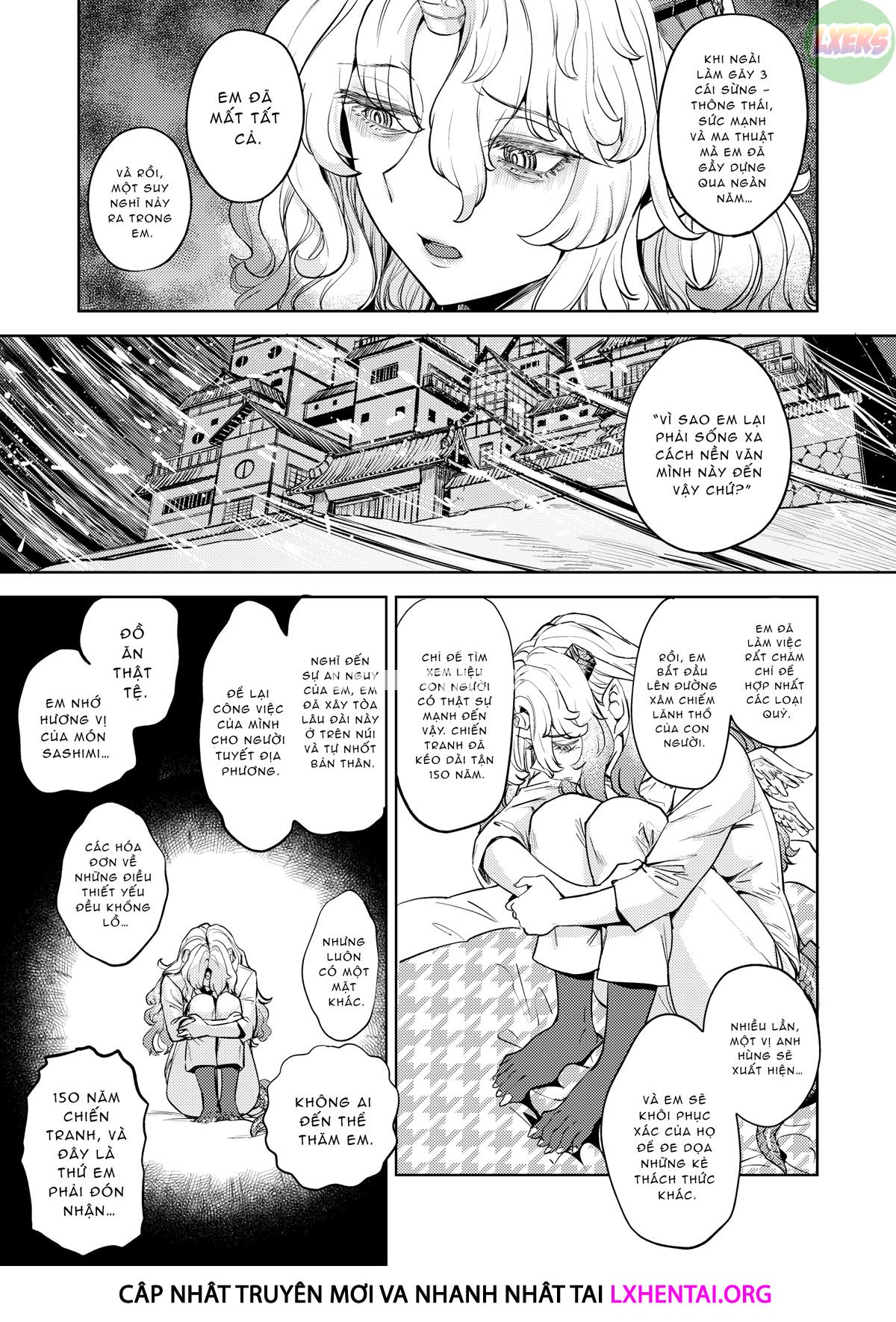 Đọc truyện hentai Tái sinh thành một nữ anh hùng có 5 người vợ quỷ - Chap 5