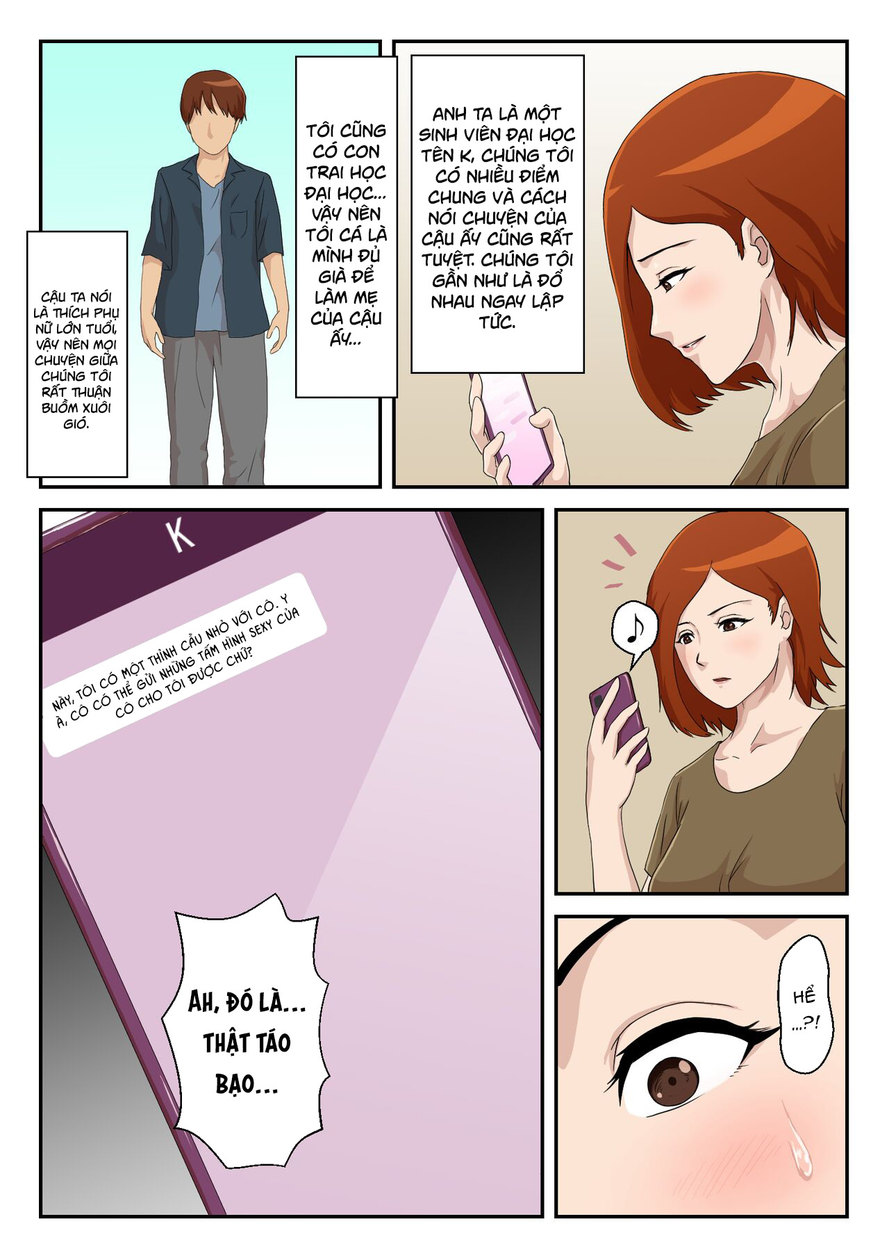 Đọc truyện hentai Bắt gặp mẹ sử dụng cùng app hẹn hò!!! Chap 1