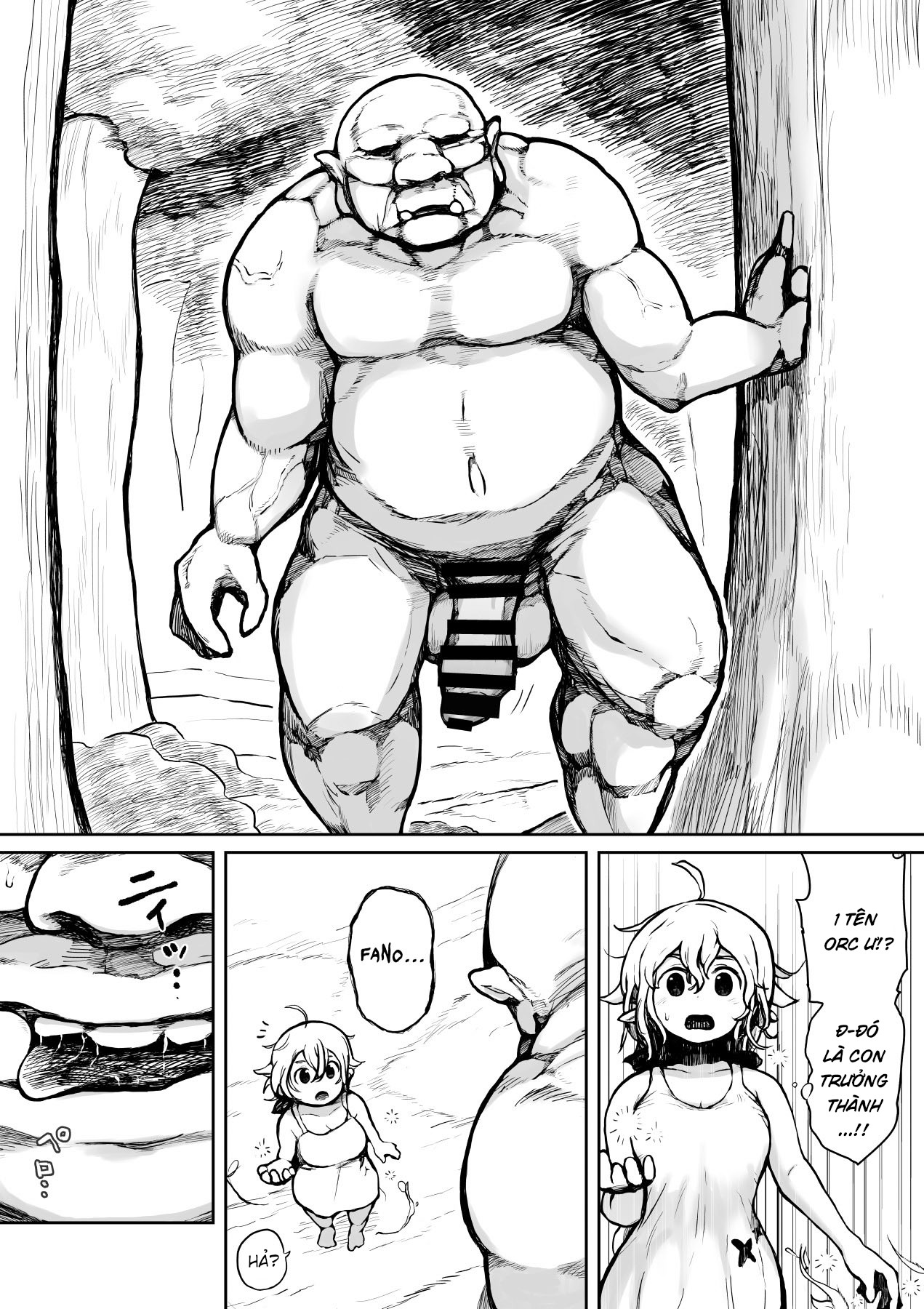 Đọc truyện hentai Bé Elf và tên Orc cùng nhau lớn lên - 1 shot