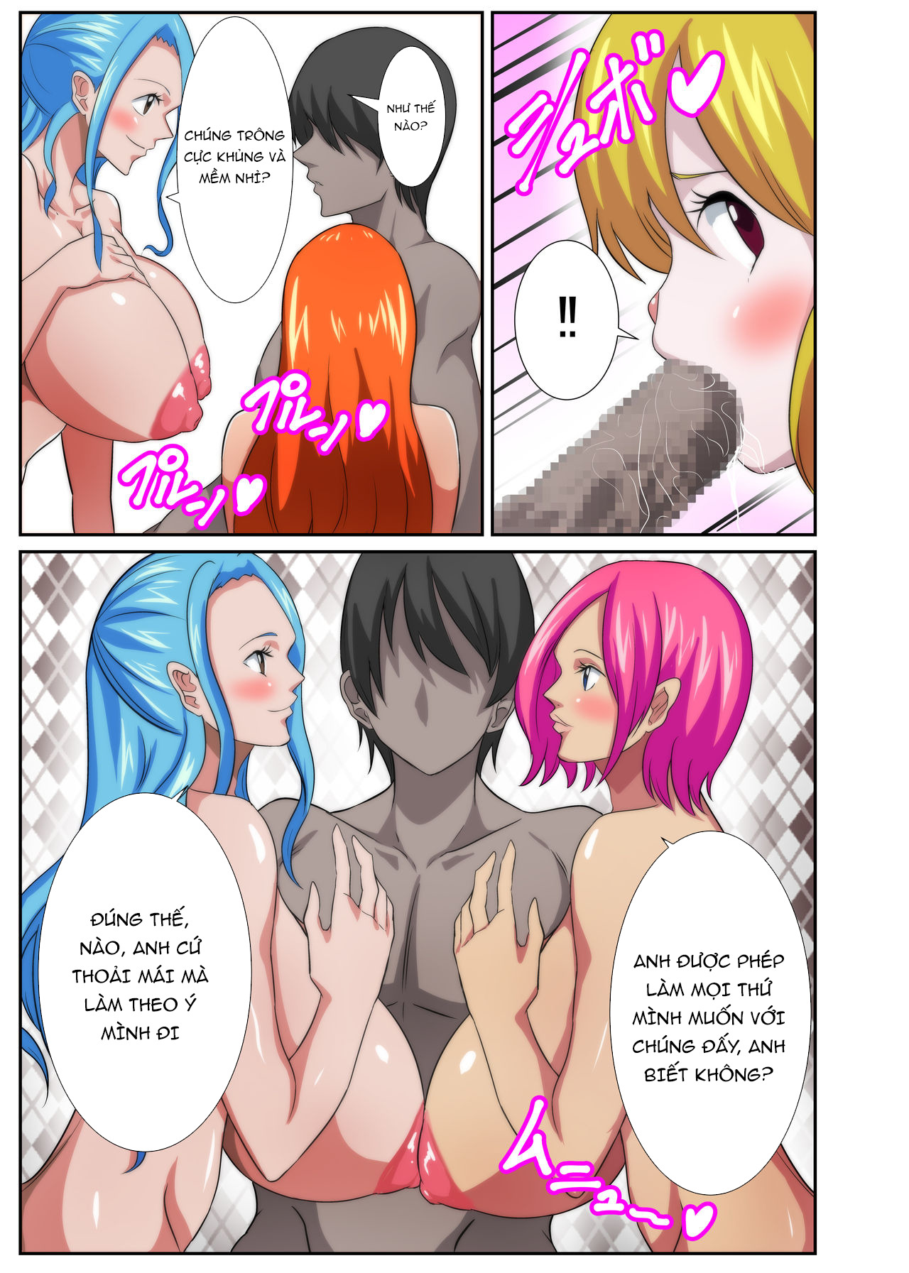 Đọc truyện hentai Thiên đường harem với các nữ nhân vật ngực bự - Oneshot Full Màu