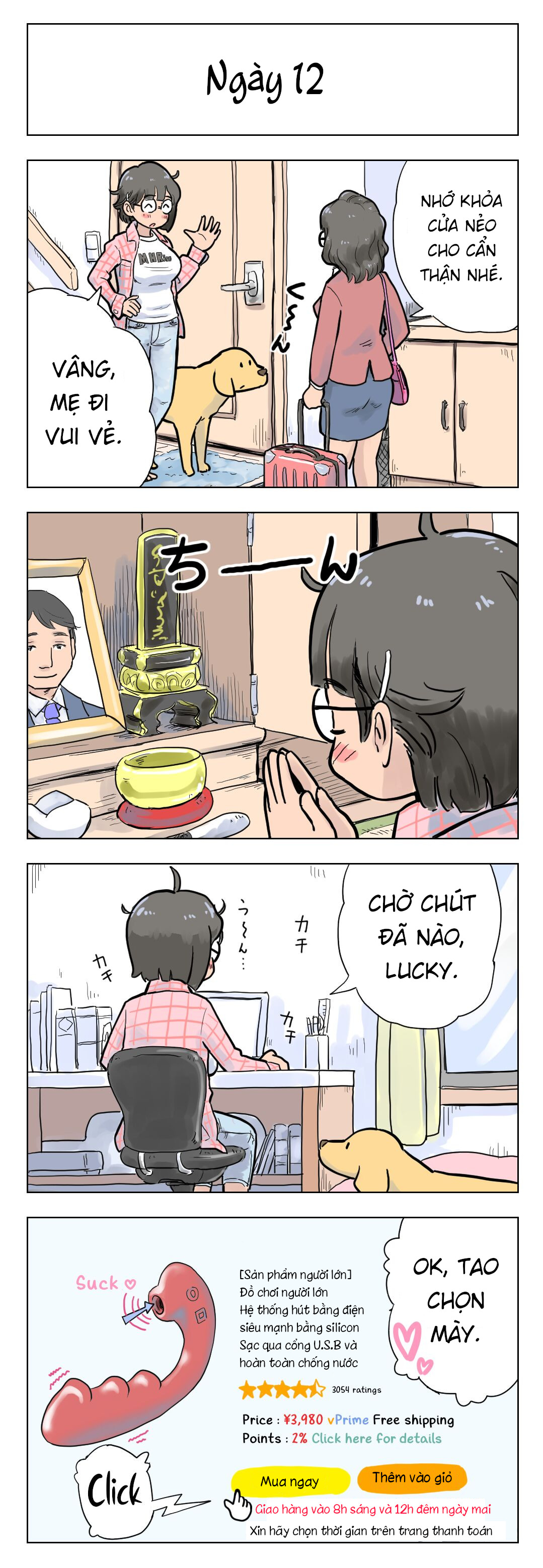 Đọc truyện hentai Gái đeo kính ngực bự sẽ làm tình với chó của cô ấy sau 100 ngày! - Part 1