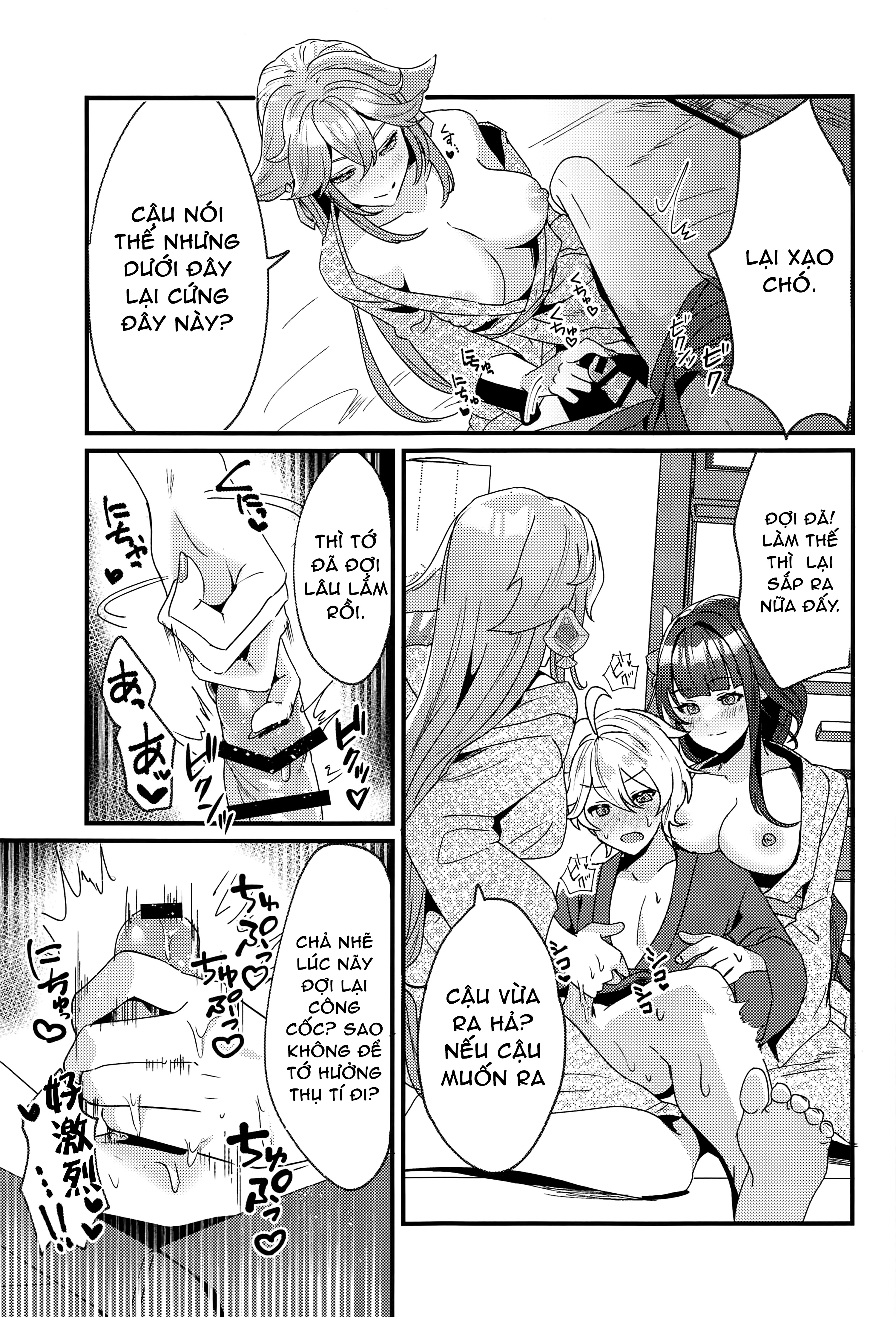 Đọc truyện hentai Kì nghỉ tại suối nước nóng Inazuma - Khổ thân ông cháu:))))