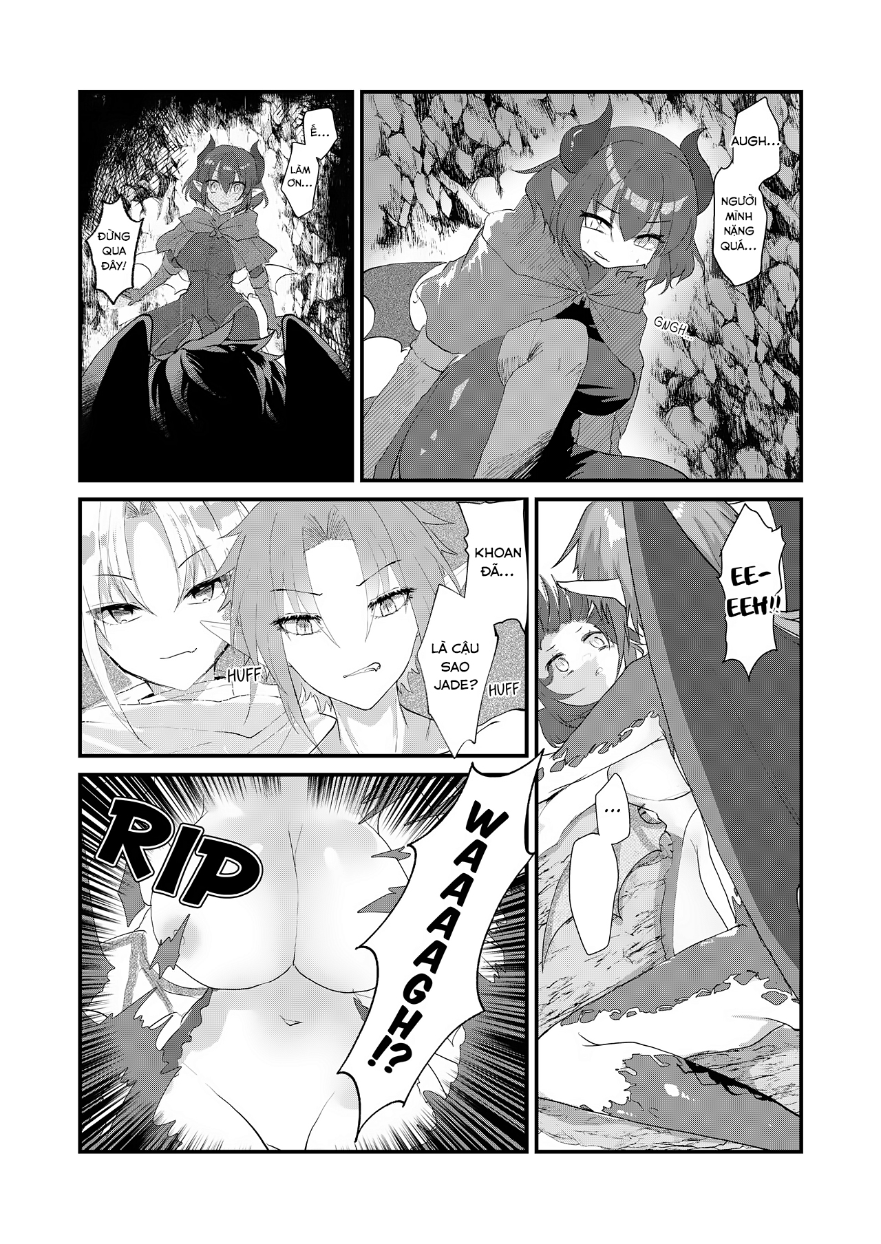 Đọc truyện hentai Đêm đầu tiên ngọt ngào của cặp đôi Long tộc! - Oneshot
