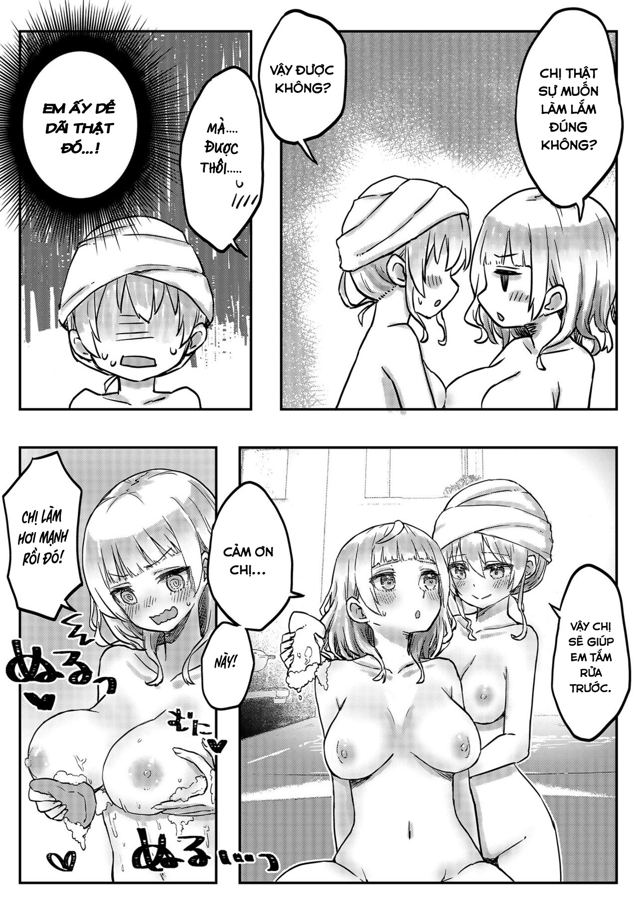 Đọc truyện hentai Cuộc sống của chị em sinh đôi - Chap 4