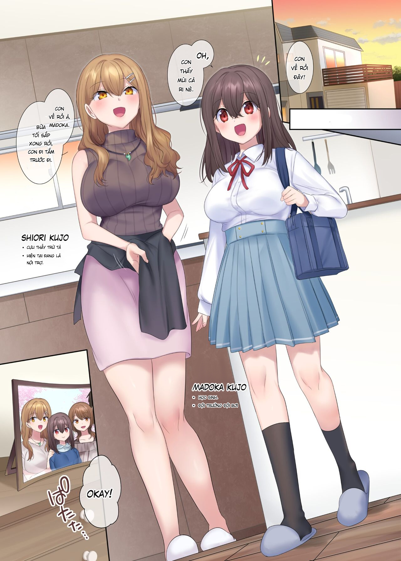 Đọc truyện hentai Fuukon no Taimafujo ~Oyako ga Akuryo ni Somari Nottorareru made~ - Oneshot