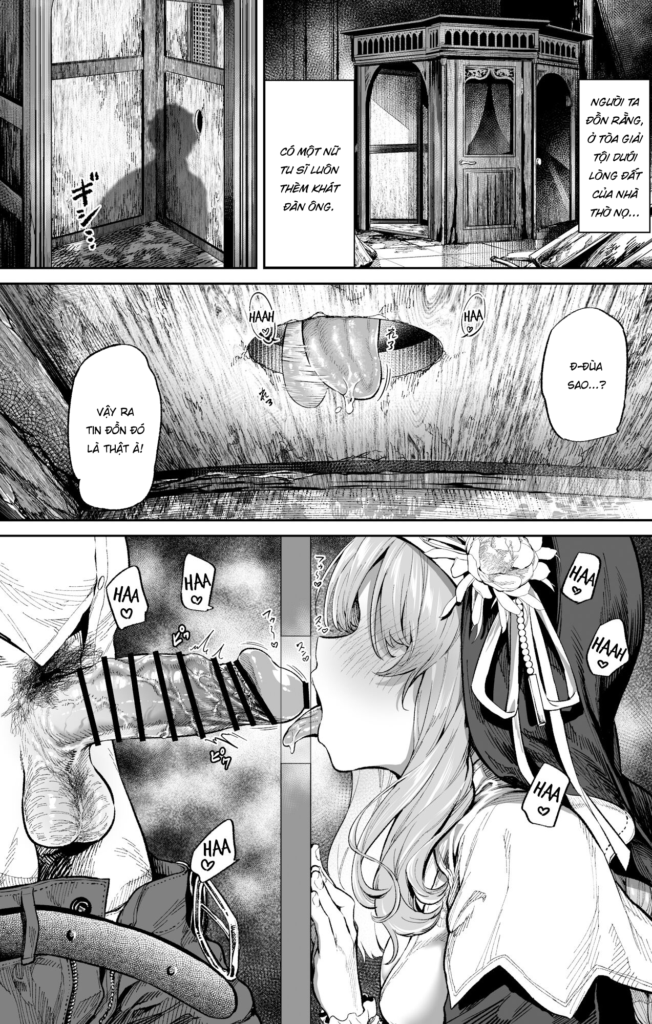 Đọc truyện hentai Lỗ xưng tội - Oneshot