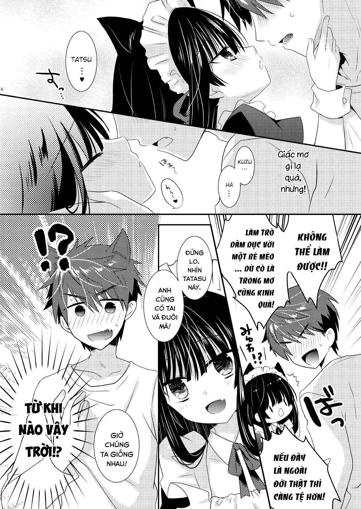 Đọc truyện hentai Inu x Neko Ecchi - Oneshot