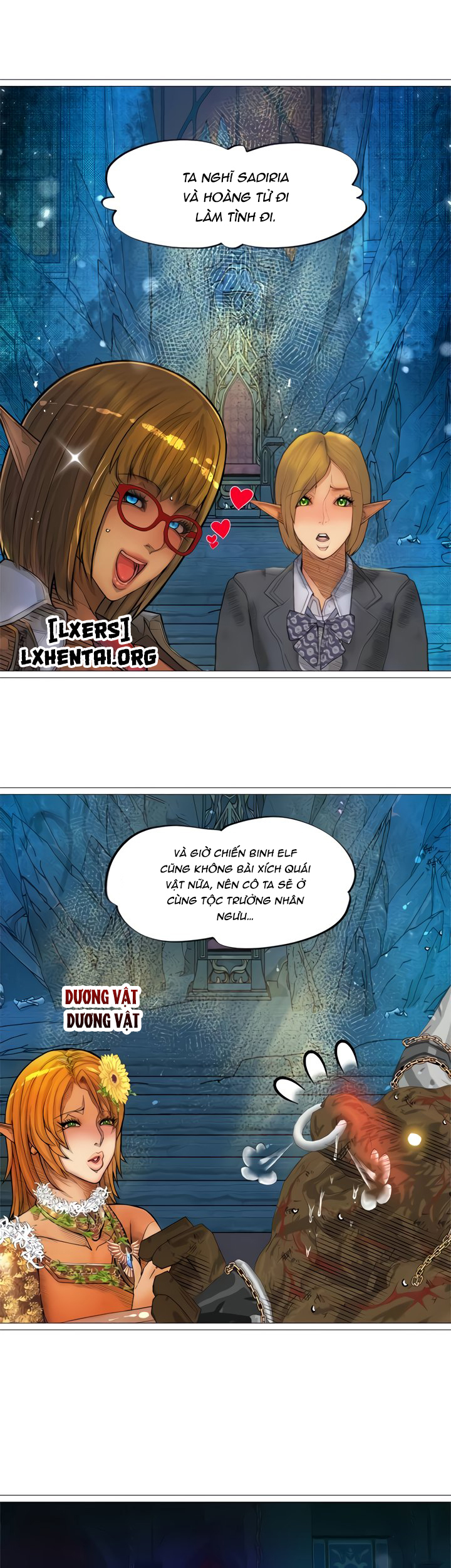 Đọc truyện hentai Nữ Hoàng Dark Elf Và Nô Lệ Orc Chap 31 END