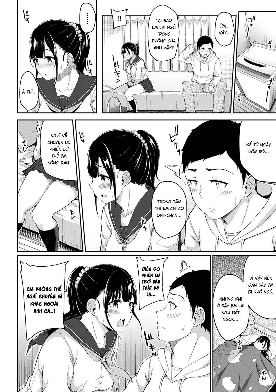Đọc truyện hentai Tôi cố chịch em gái khi thấy ẻm mặc tạp dề khỏa thân... - Chap 2