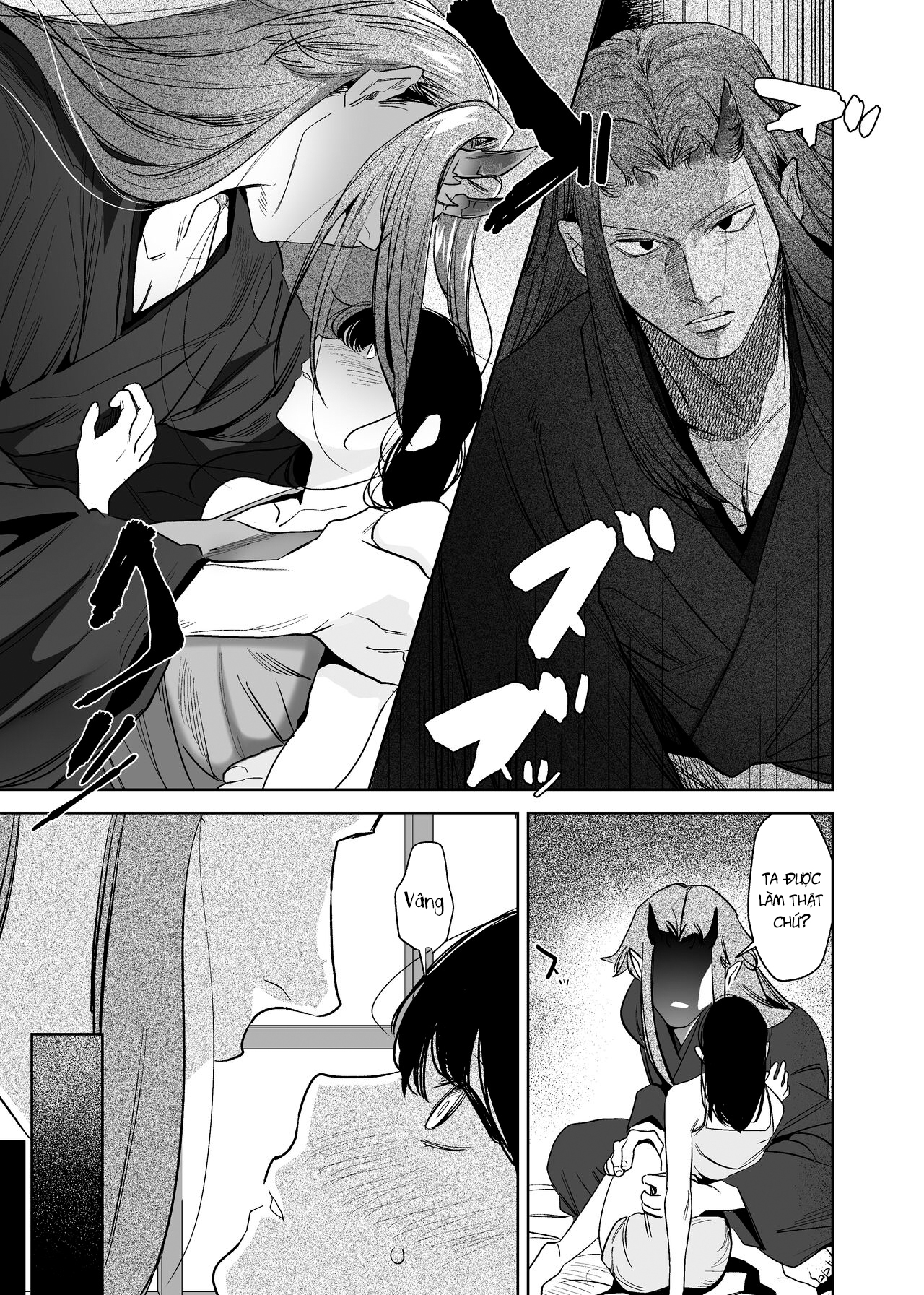 Đọc truyện hentai Hậu duệ ma thần và trinh nữ hiến thân - Chap 2