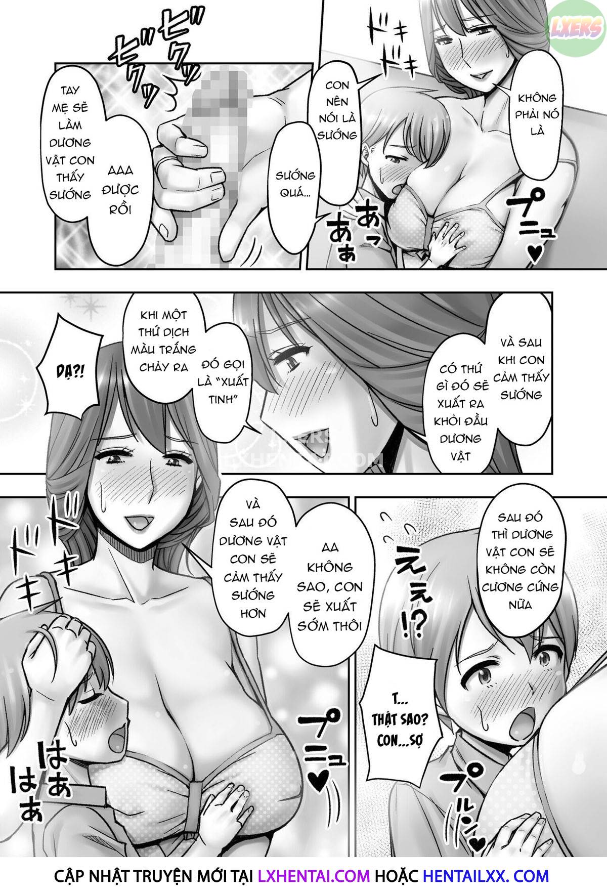 Đọc truyện hentai Giáo dục giới tính của người mẹ dâm đãng - Oneshot