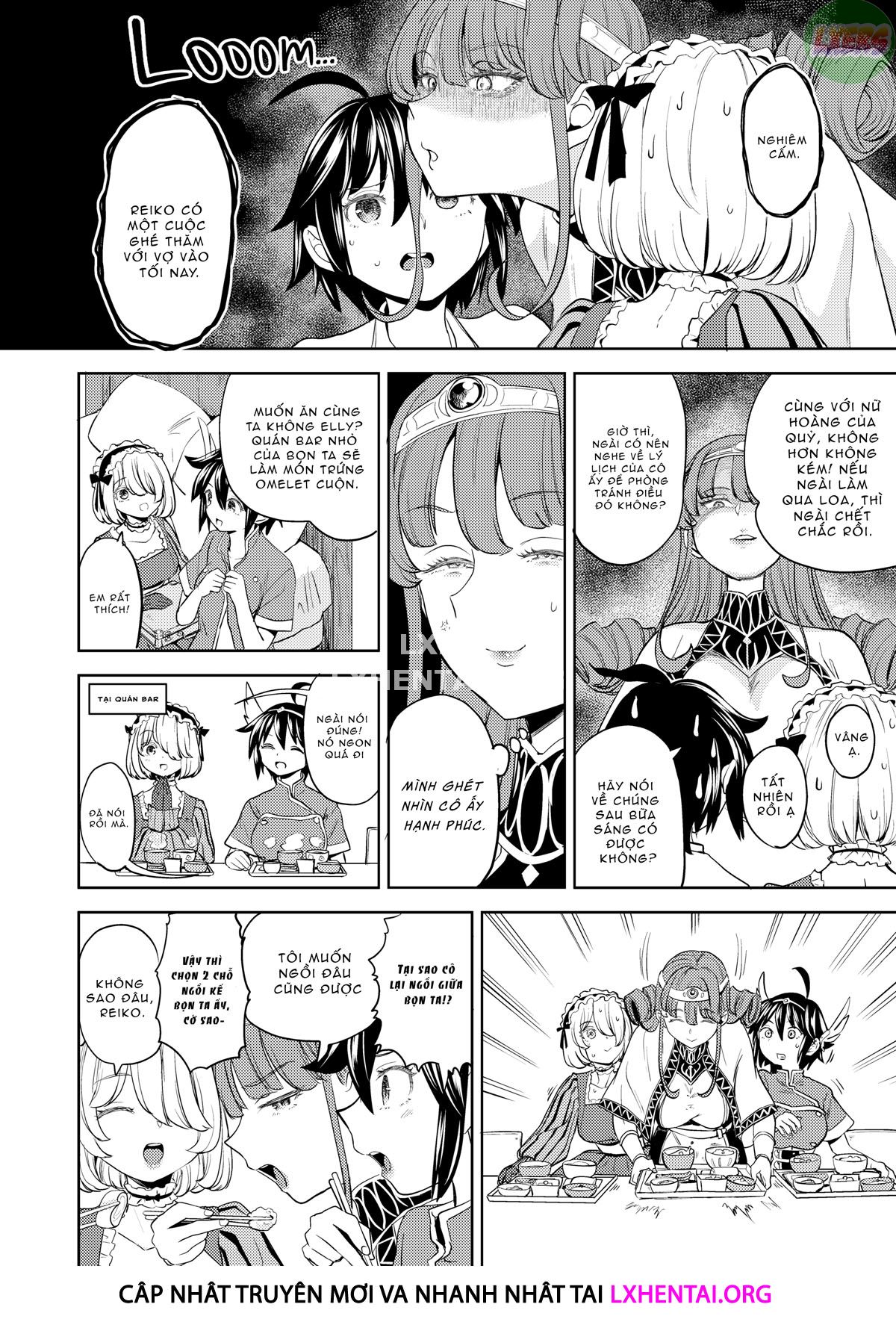 Đọc truyện hentai Tái sinh thành một nữ anh hùng có 5 người vợ quỷ - Chap 5