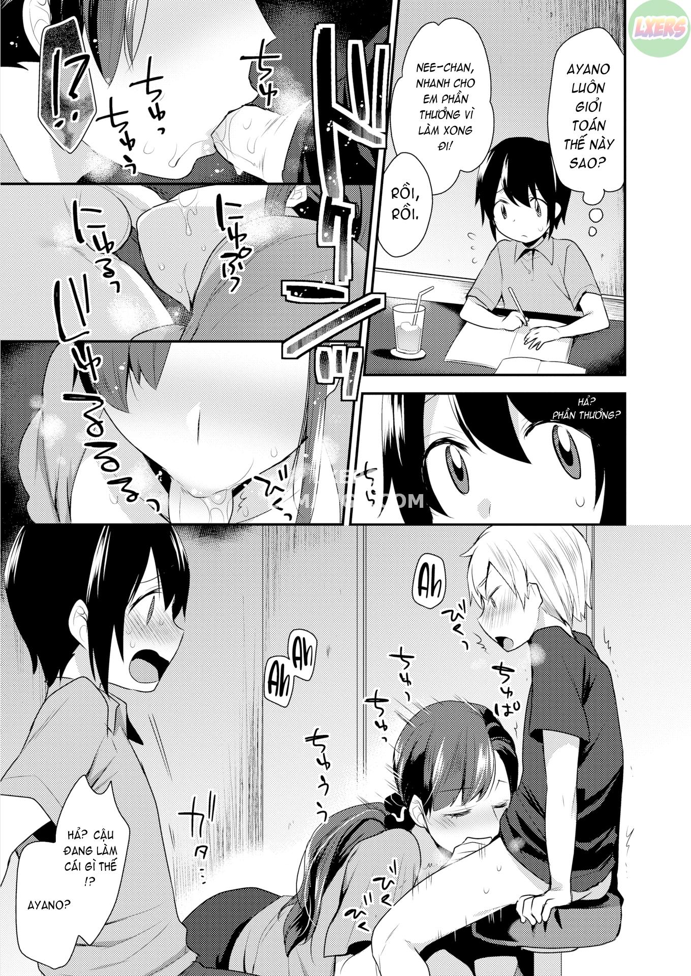 Đọc truyện hentai Phần thưởng của chị gái Oneshot