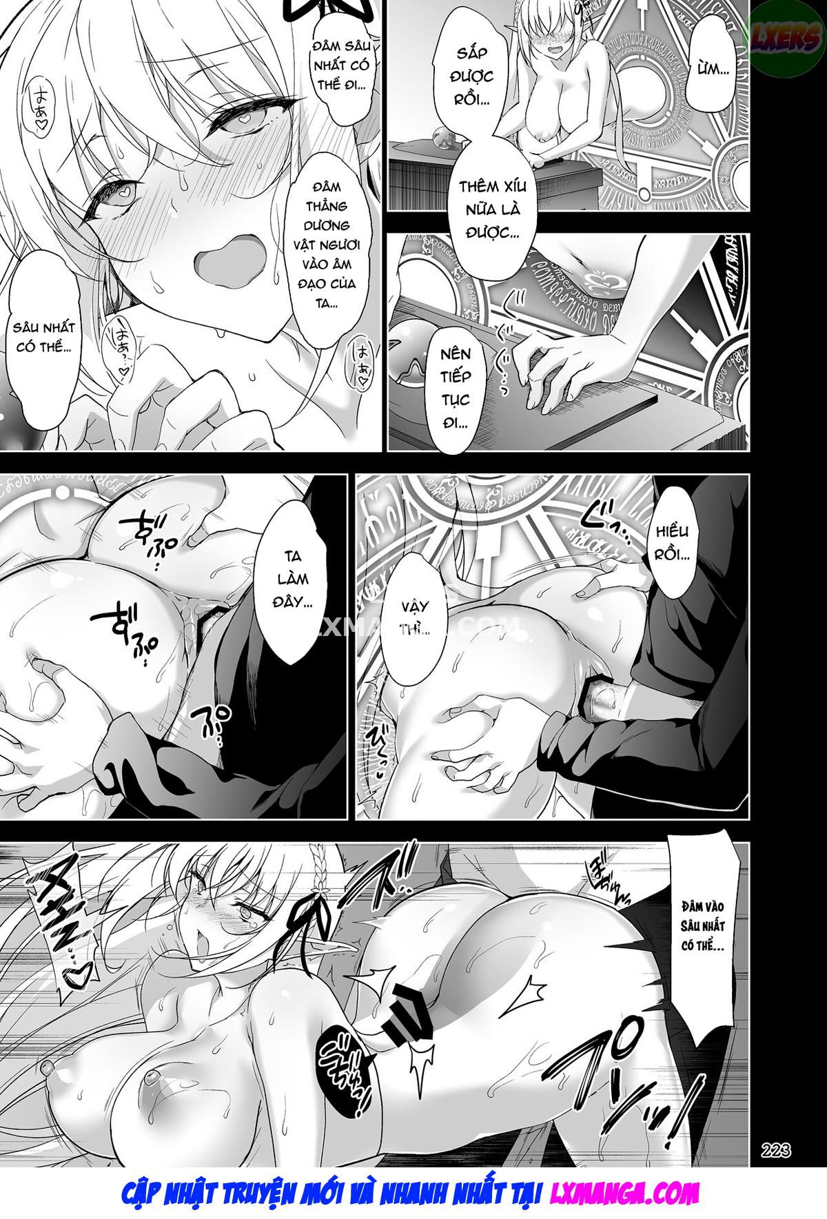 Đọc truyện hentai Elf ni Inmon o Tsukeru Hon Chap 4 LEVEL:1~4