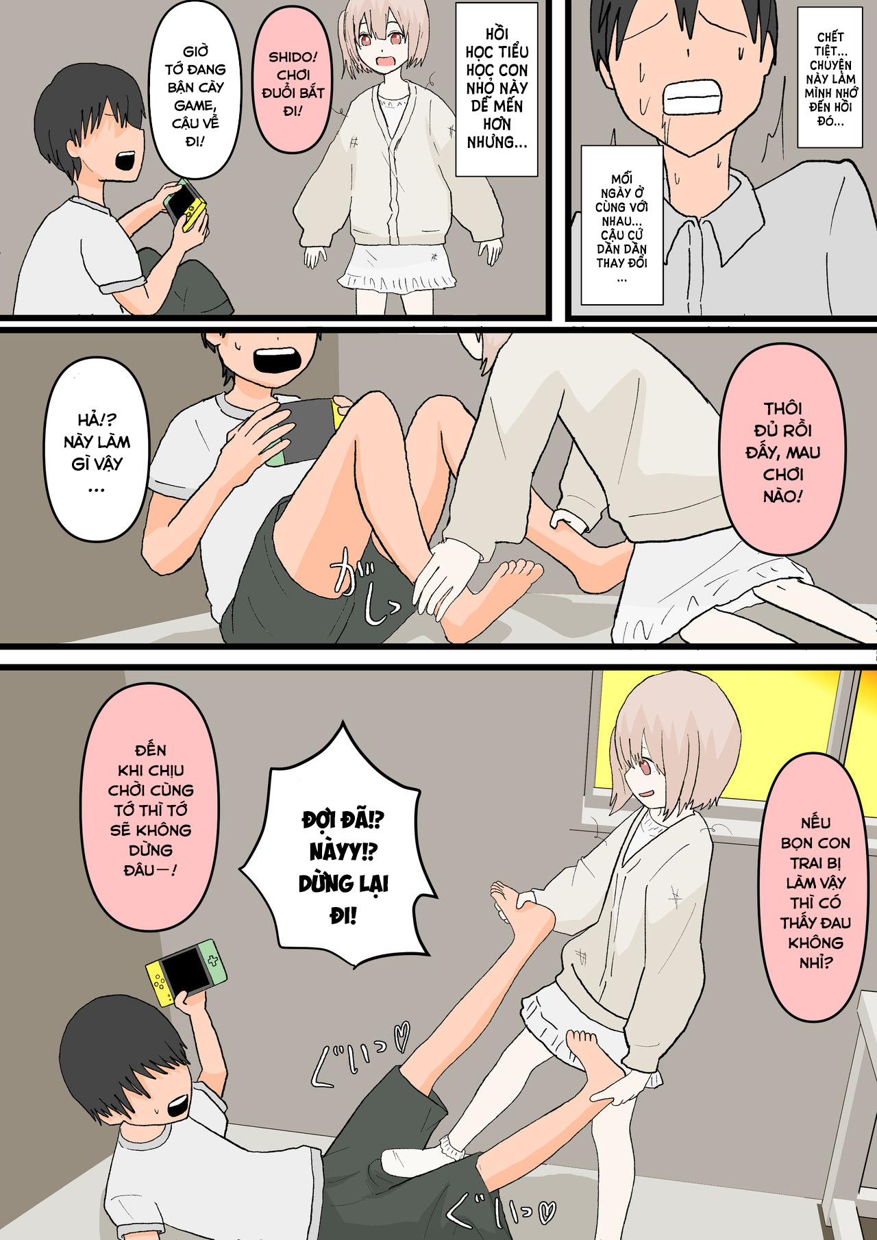 Đọc truyện hentai Người bạn thời thơ ấu và con chó - Oneshot