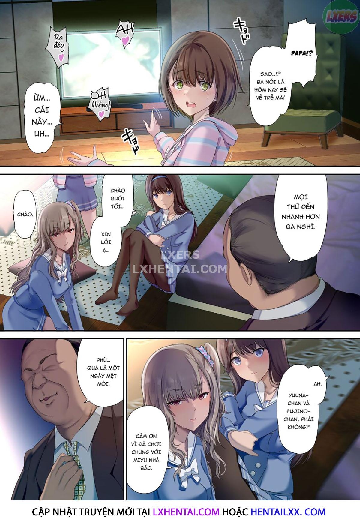 Đọc truyện hentai Papa No Shinshitsu Wa Musume Tomodachi No Tamariba - Oneshot