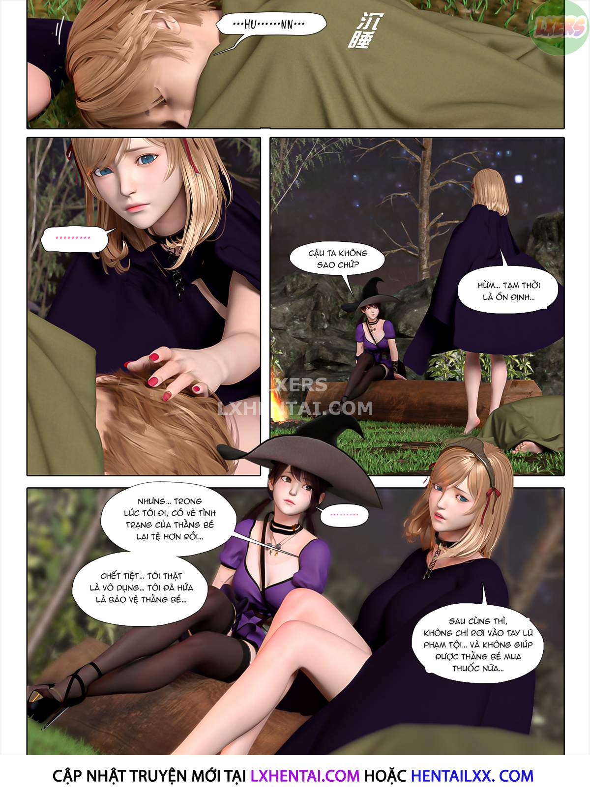 Đọc truyện hentai The Rose Fall Into Darkness - Chap 3